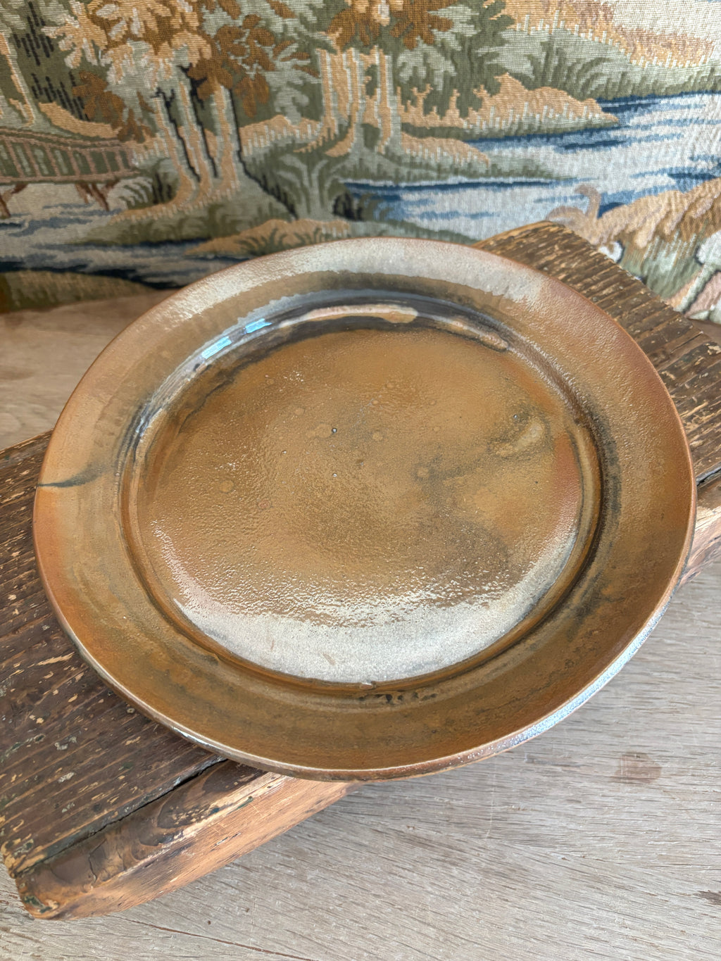 Signed Studio Pottery Platter