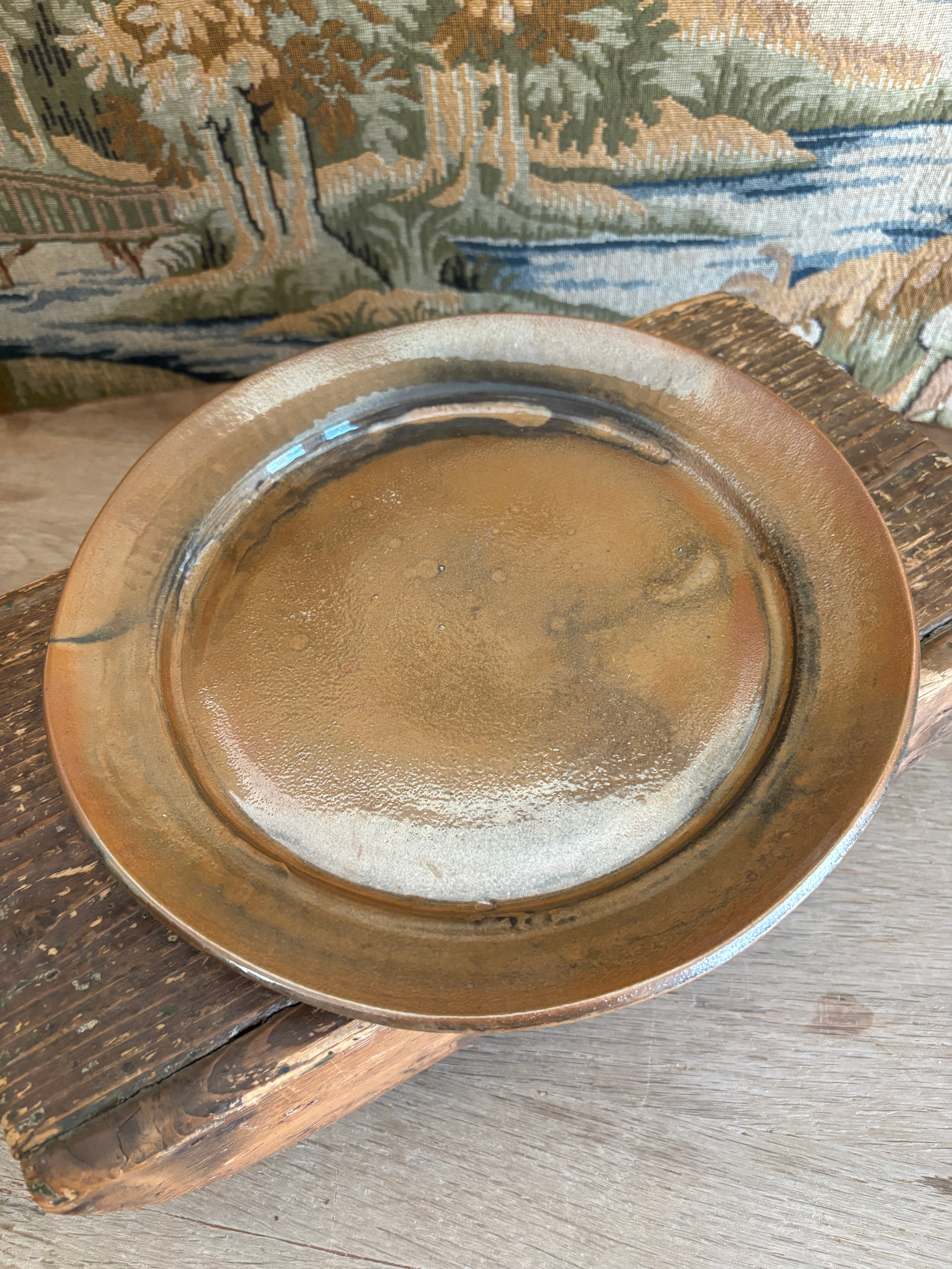 Signed Studio Pottery Platter
