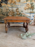 Antique French Wooden Footstool