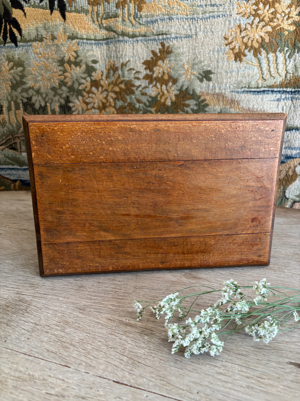 Antique French Wooden Footstool