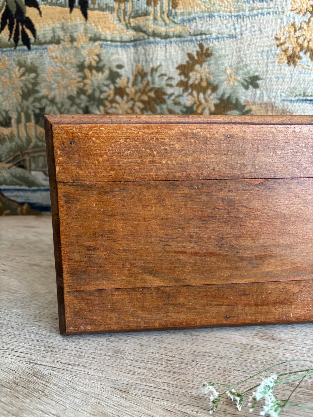 Antique French Wooden Footstool