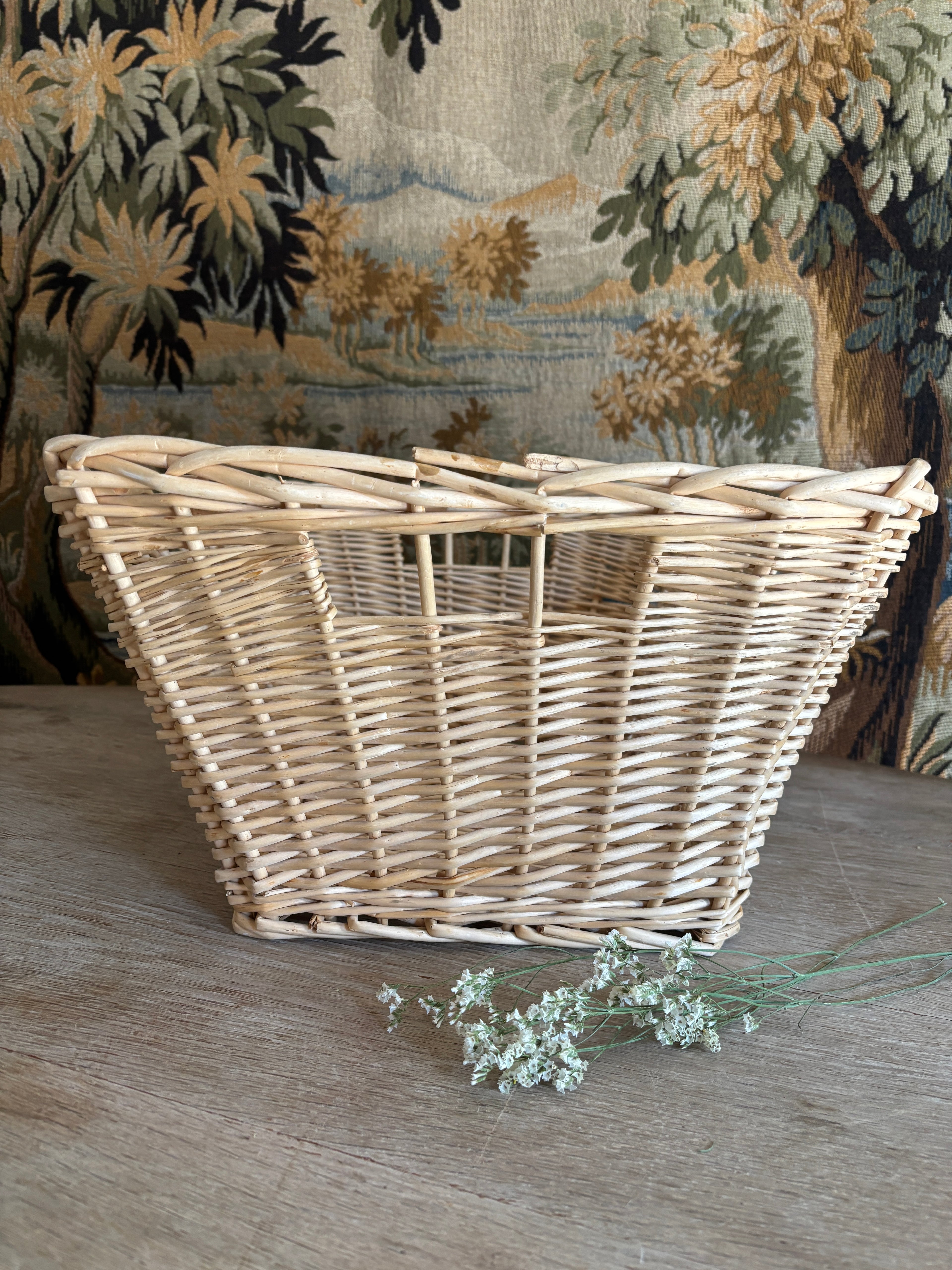 Light-Toned Woven Basket