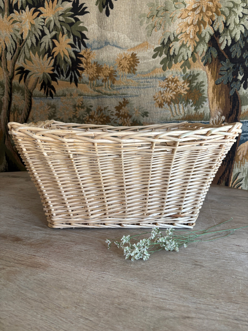 Light-Toned Woven Basket