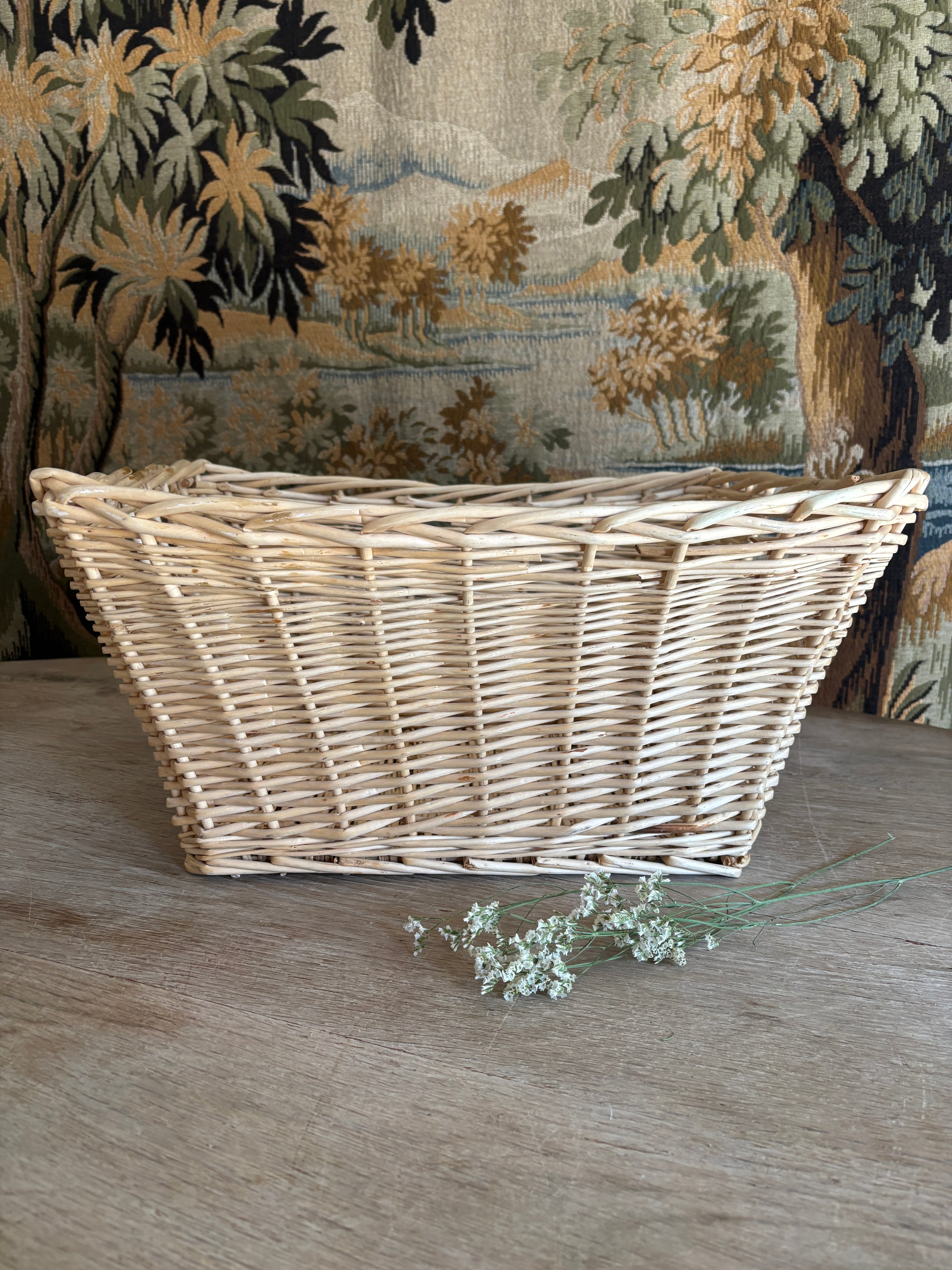 Light-Toned Woven Basket