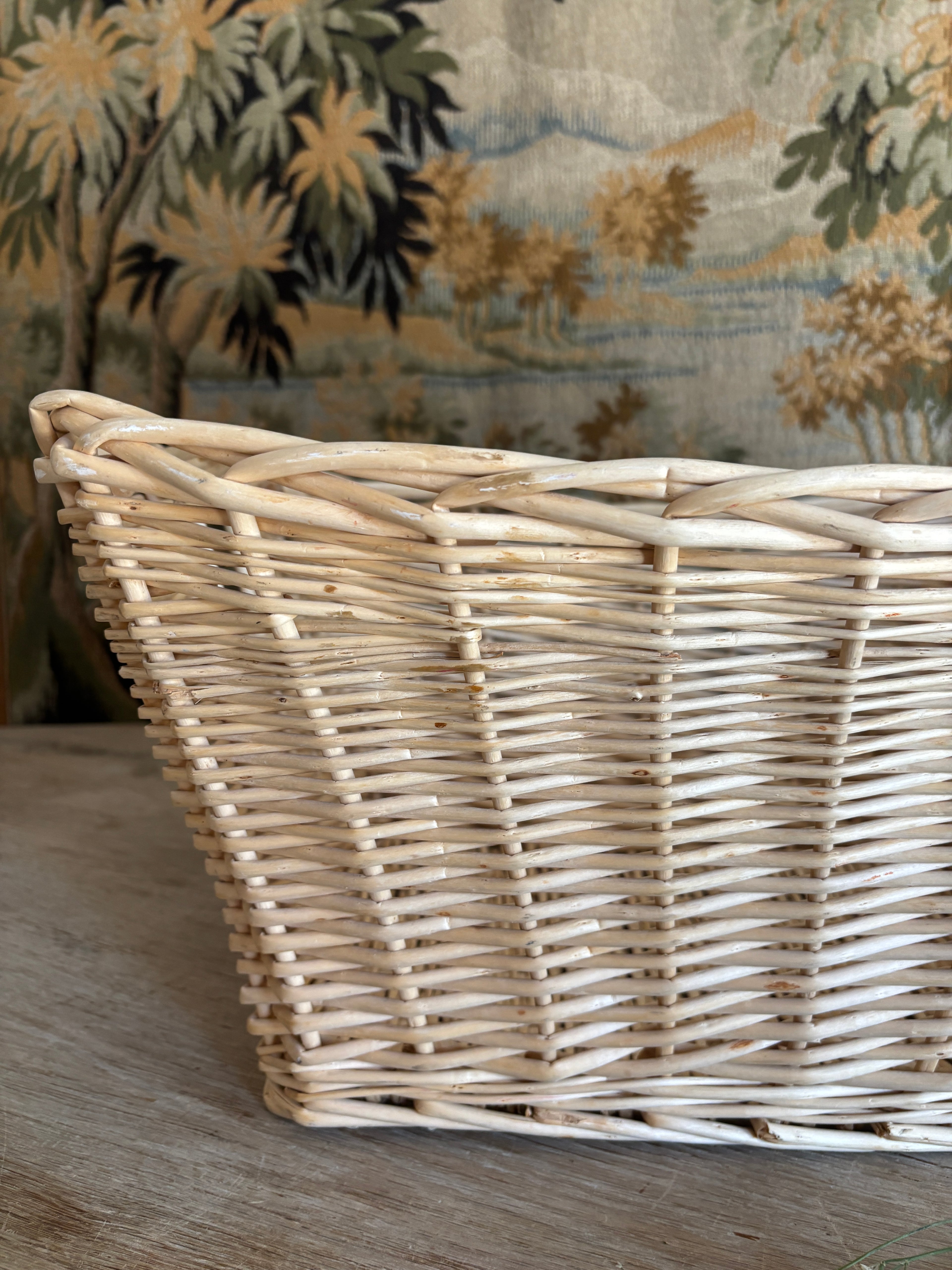 Light-Toned Woven Basket