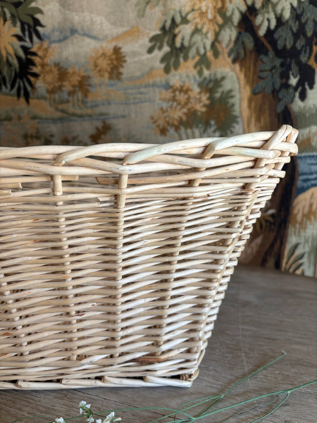 Light-Toned Woven Basket
