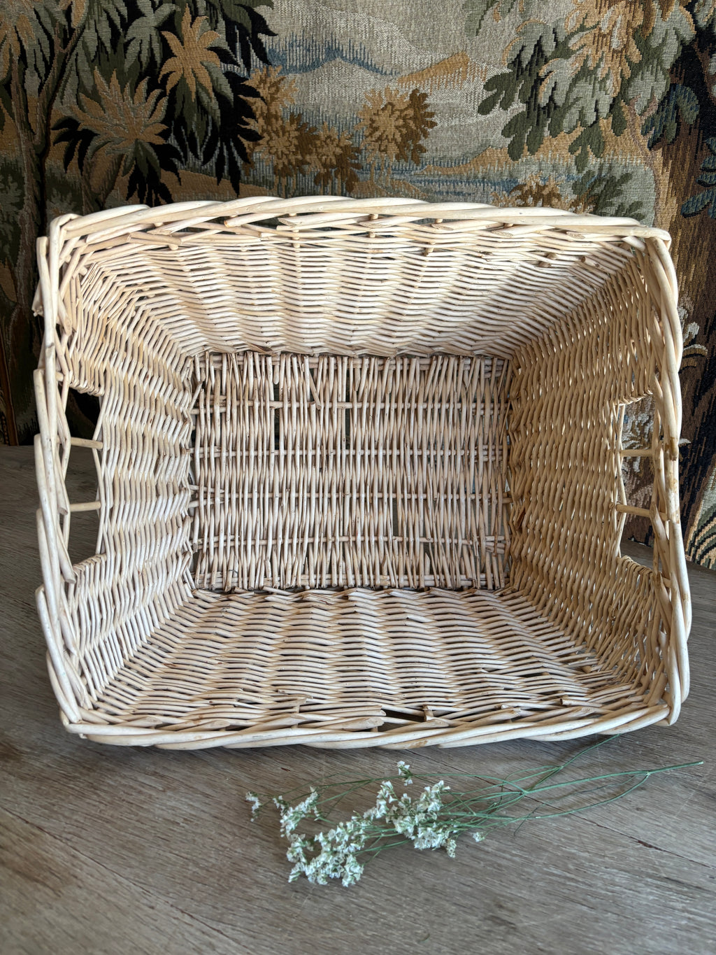 Light-Toned Woven Basket