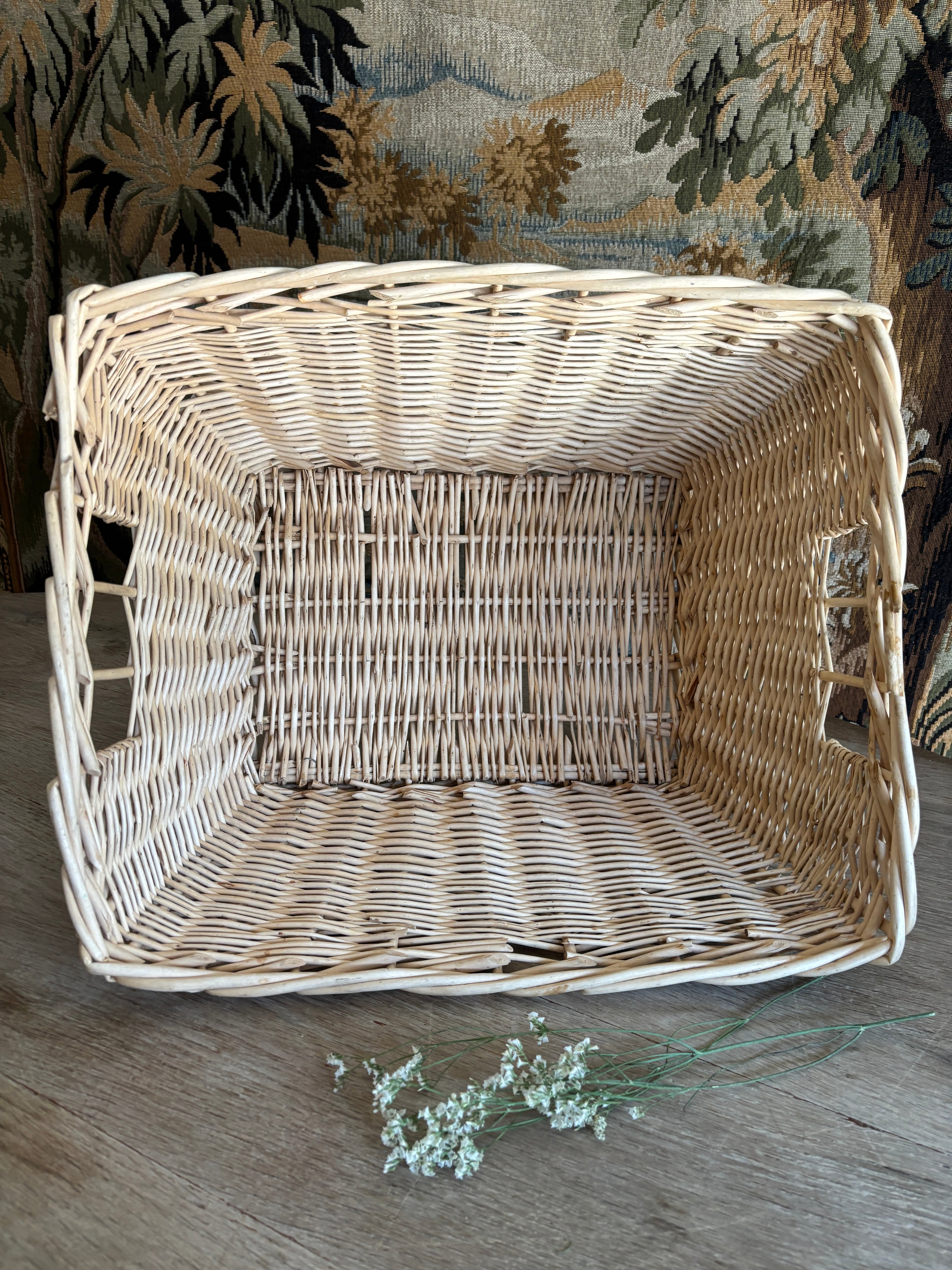 Light-Toned Woven Basket