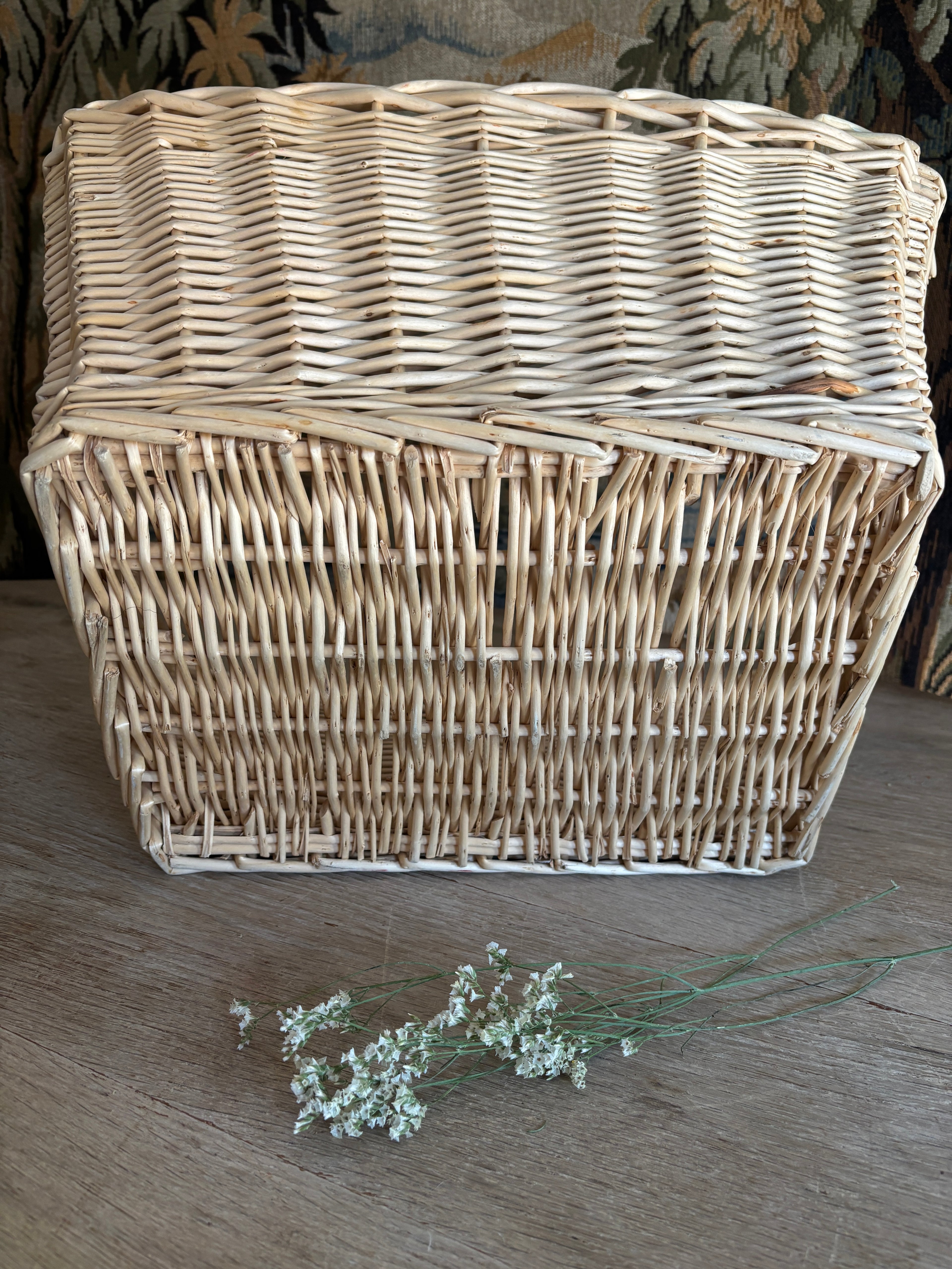 Light-Toned Woven Basket