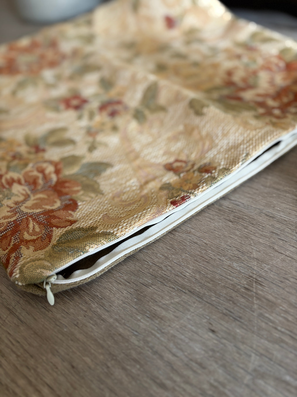 Floral Tapestry Pillow Cover