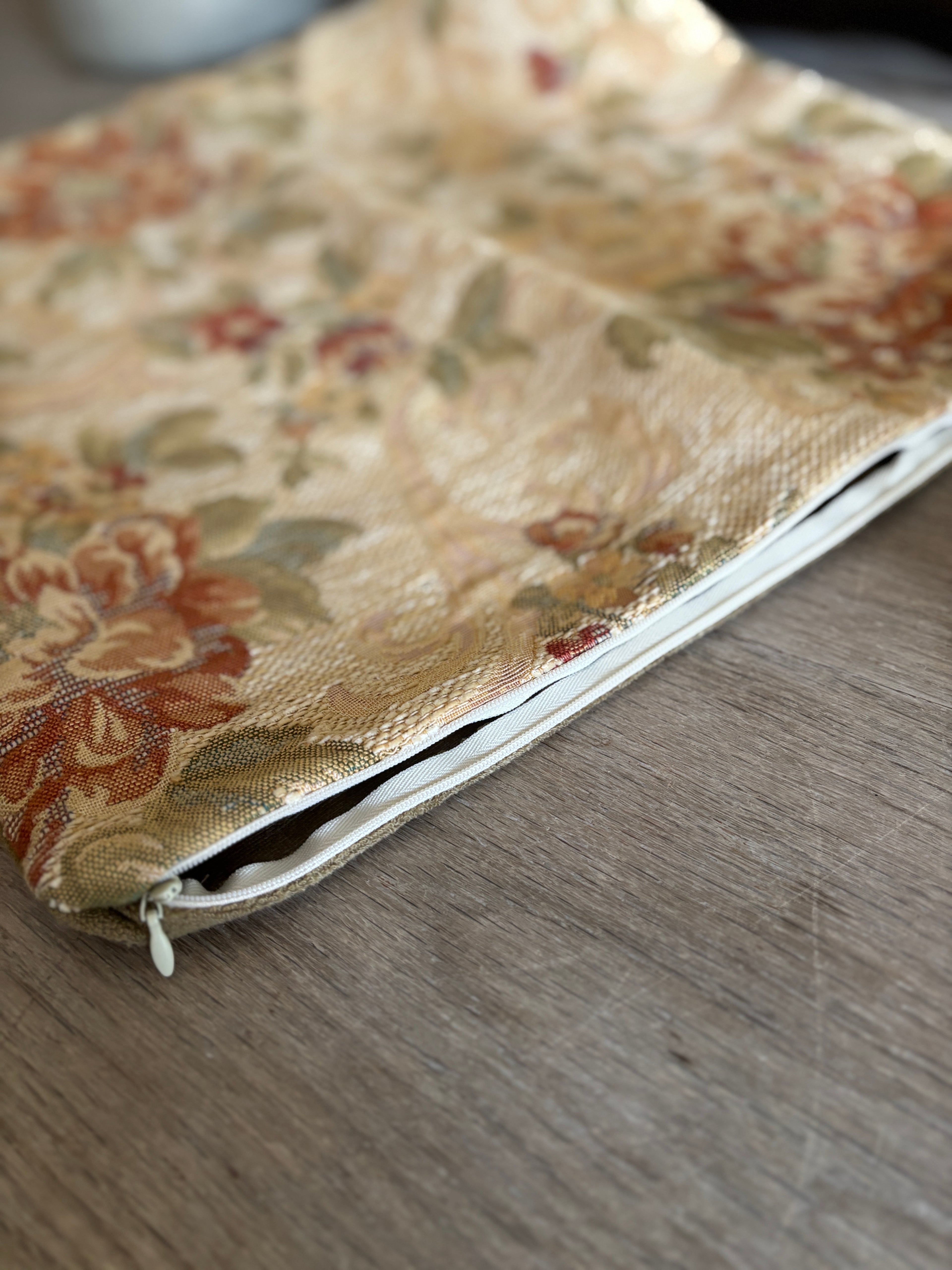 Floral Tapestry Pillow Cover