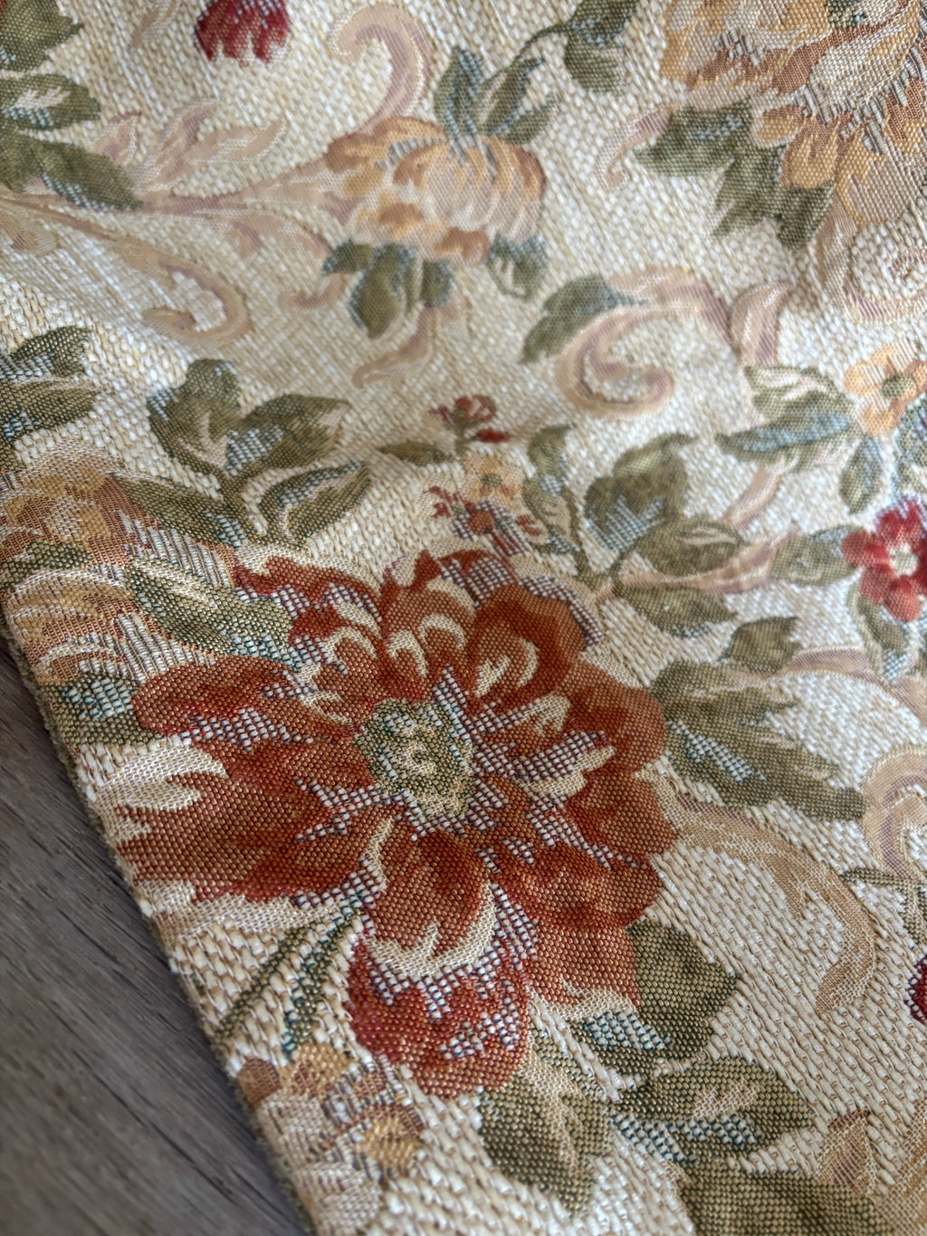 Floral Tapestry Pillow Cover
