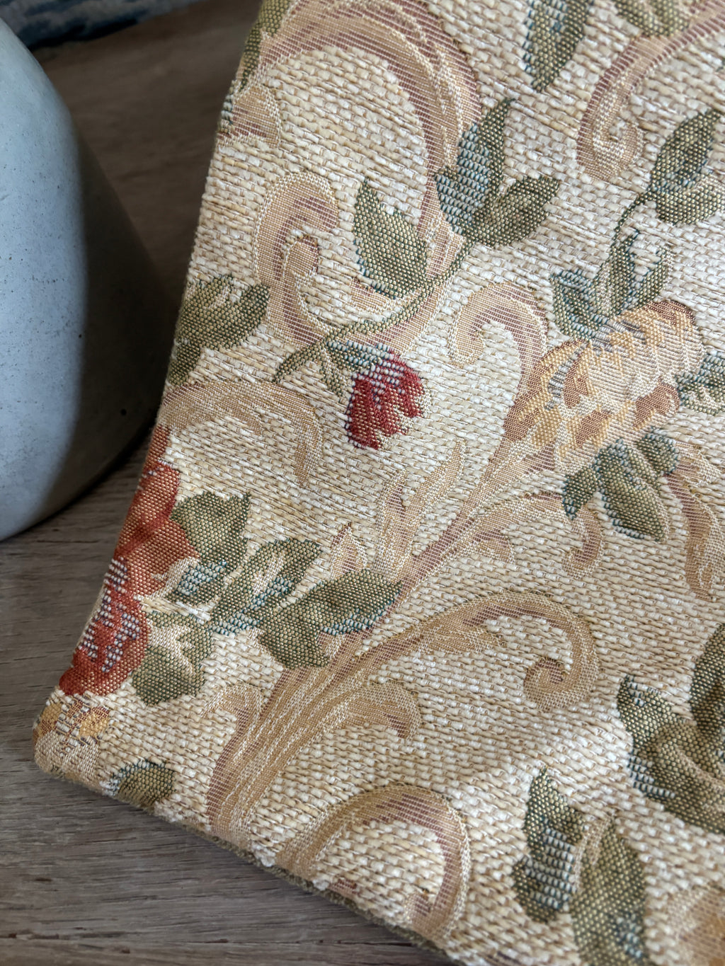 Floral Tapestry Pillow Cover