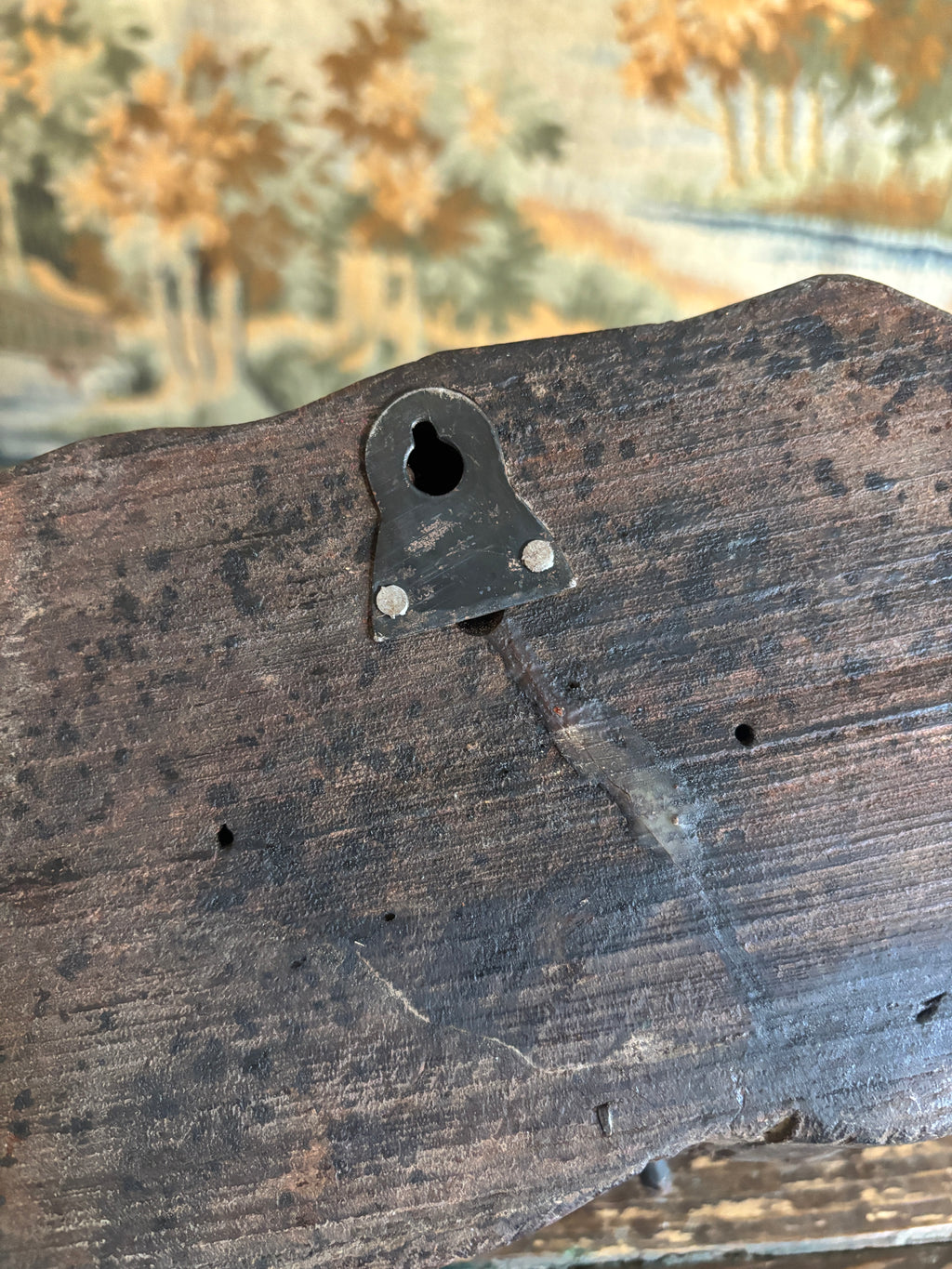 Antique Indian Printing Block Wall Hook