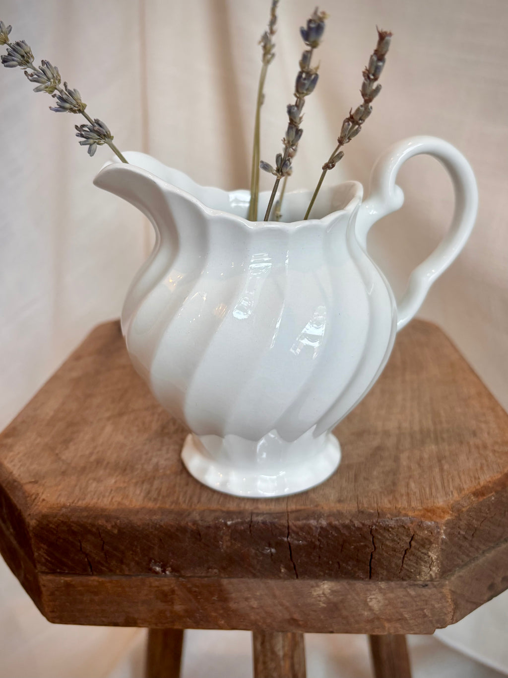 Vintage Johnson Brothers “Regency Snowhite” Creamer/Pitcher