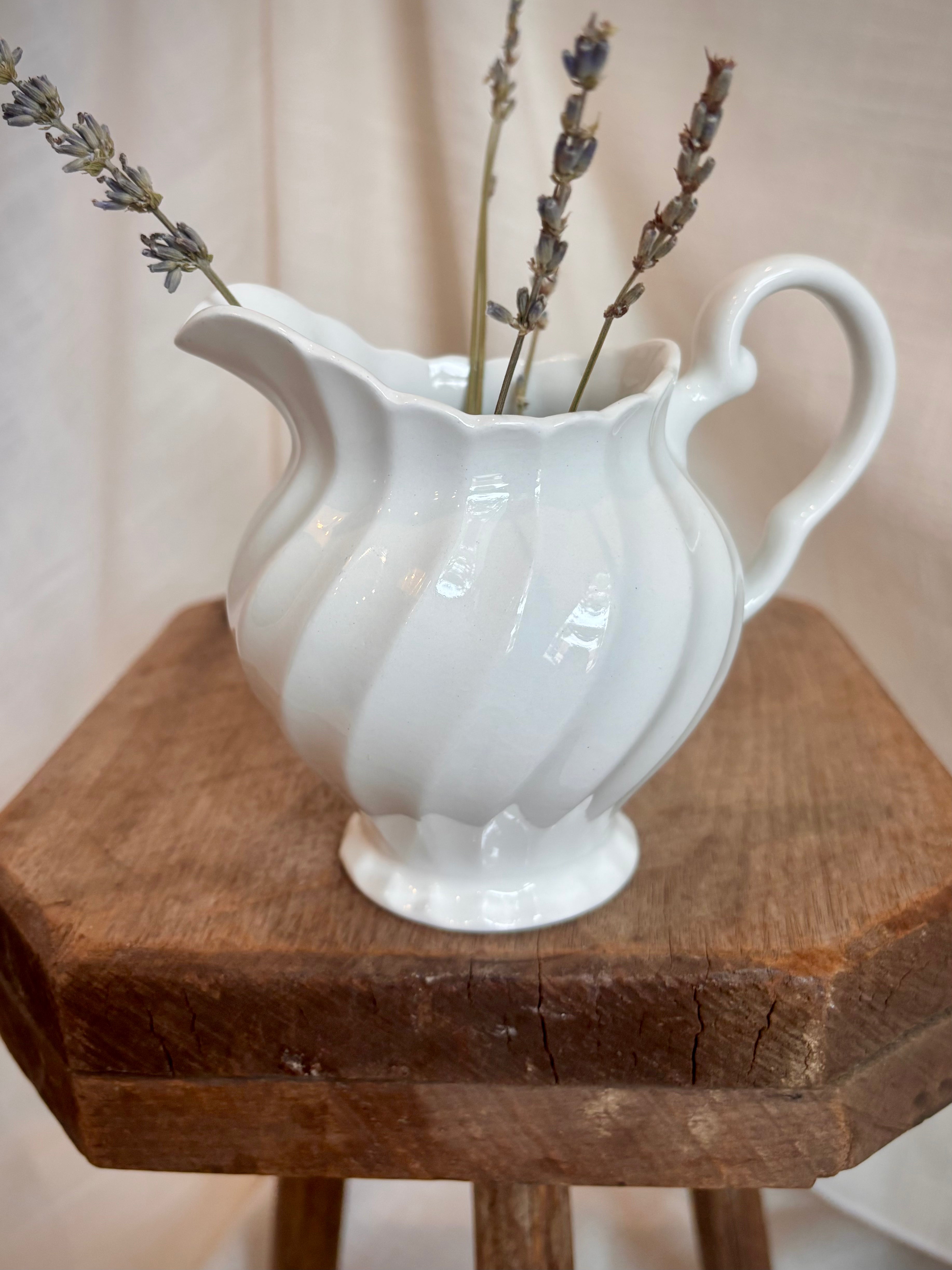 Vintage Johnson Brothers “Regency Snowhite” Creamer/Pitcher