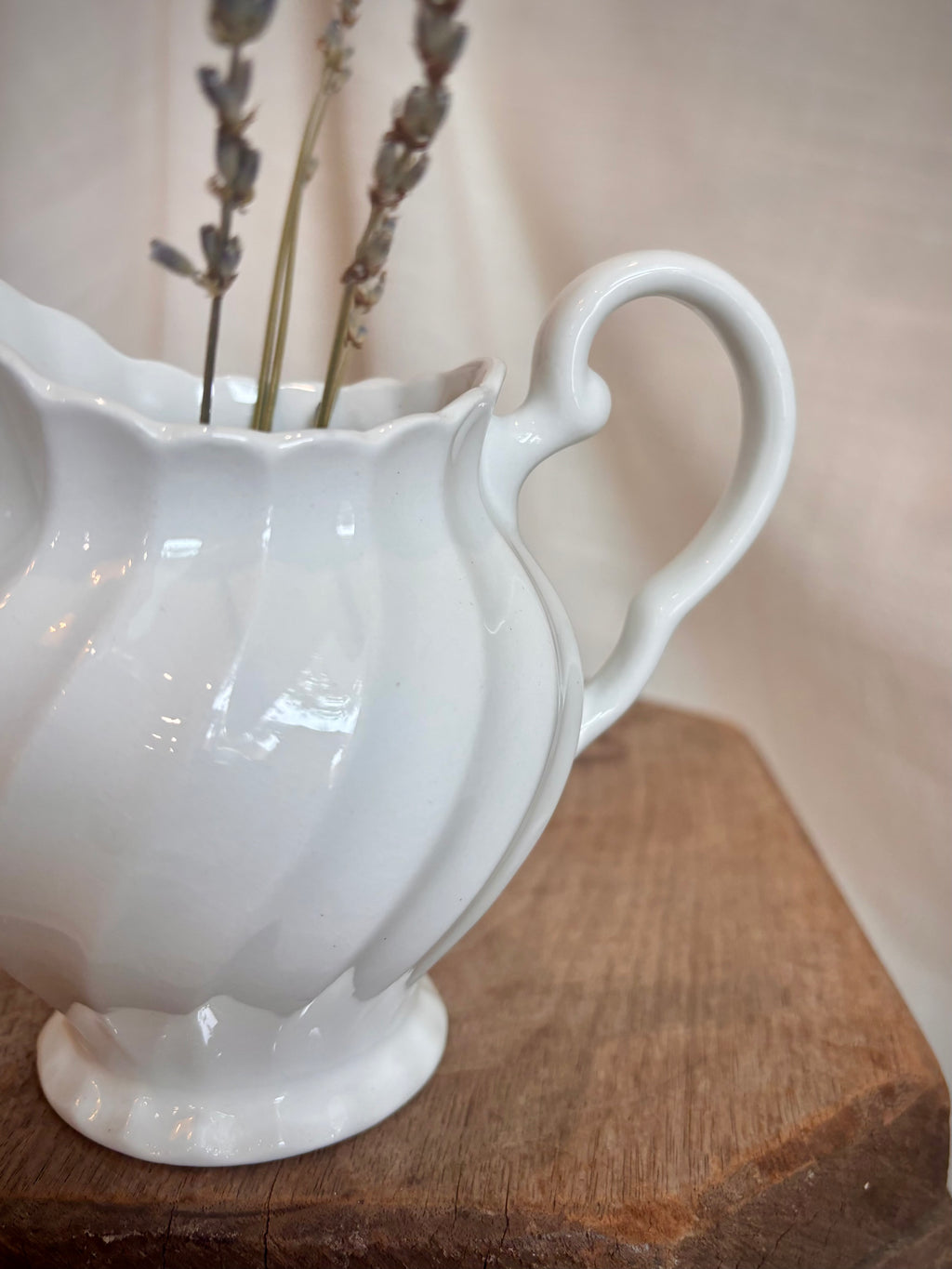 Vintage Johnson Brothers “Regency Snowhite” Creamer/Pitcher