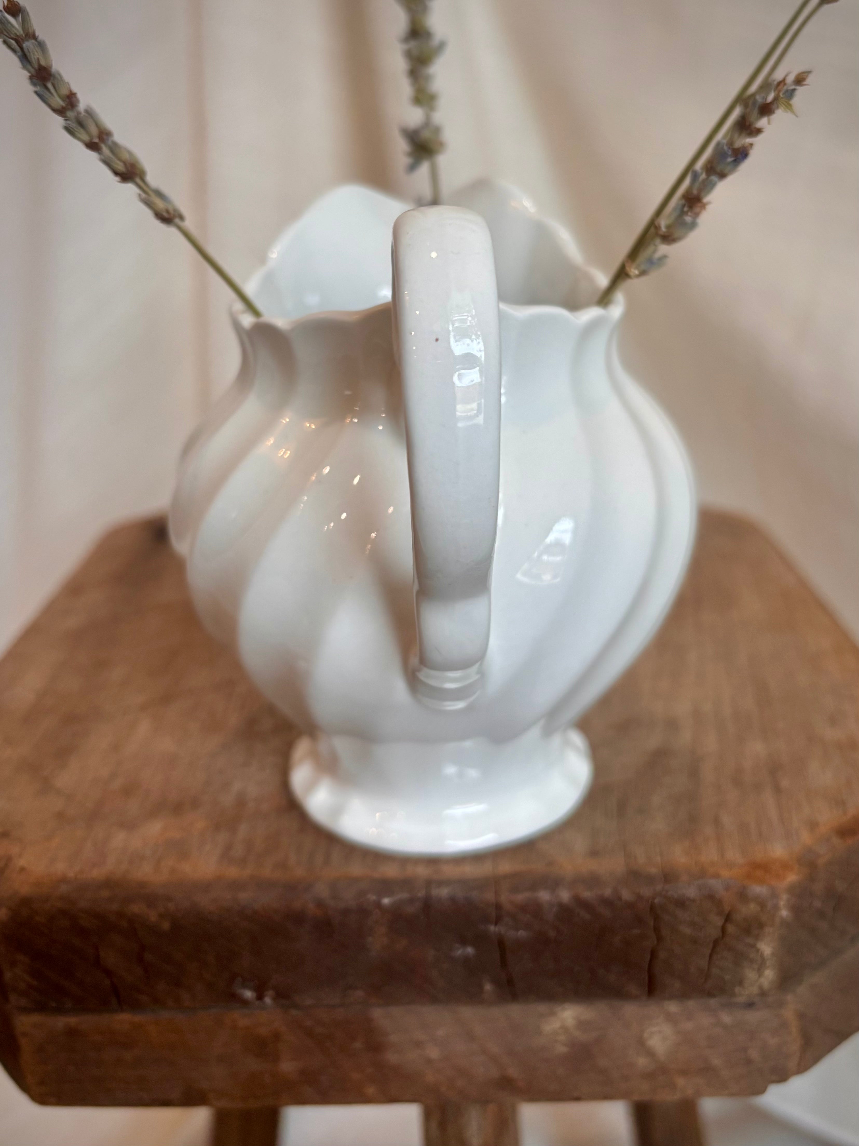 Vintage Johnson Brothers “Regency Snowhite” Creamer/Pitcher