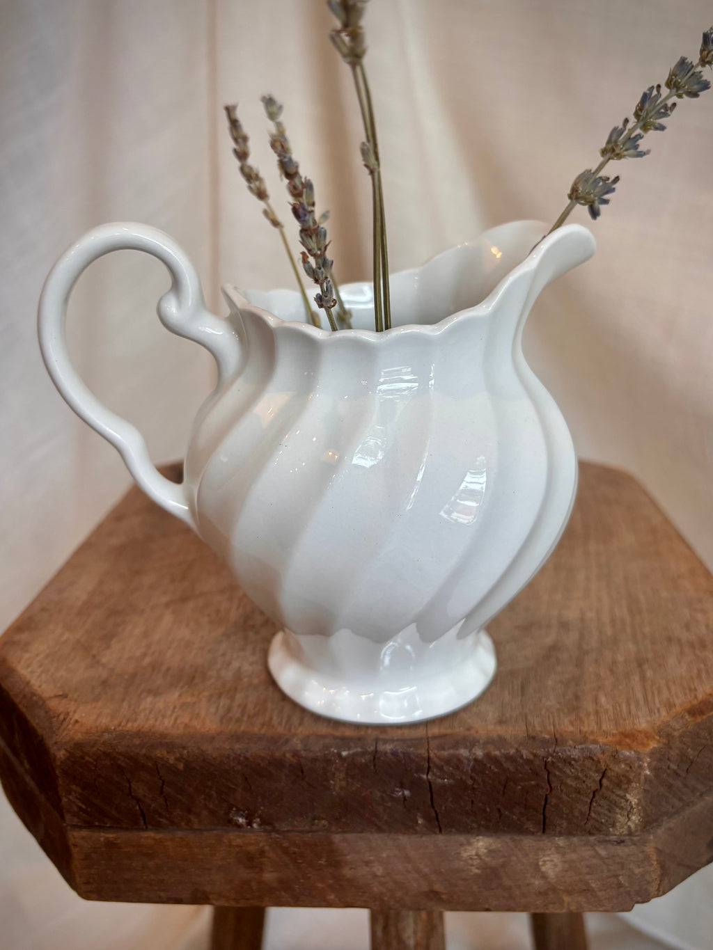 Vintage Johnson Brothers “Regency Snowhite” Creamer/Pitcher