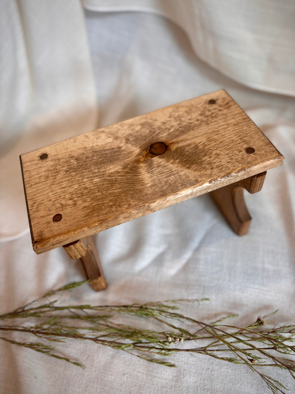 Handcrafted Pine Stool/Riser