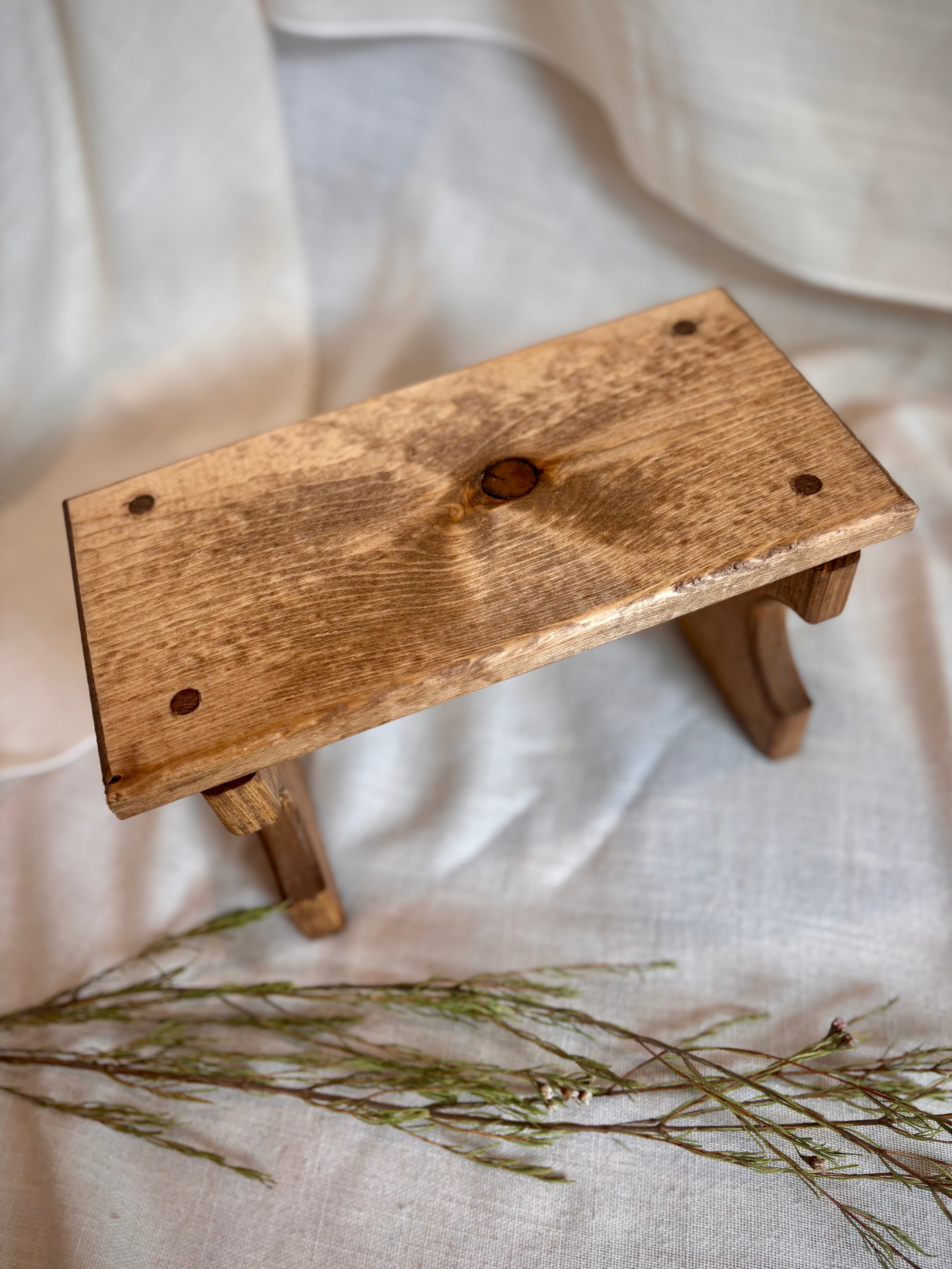 Handcrafted Pine Stool/Riser