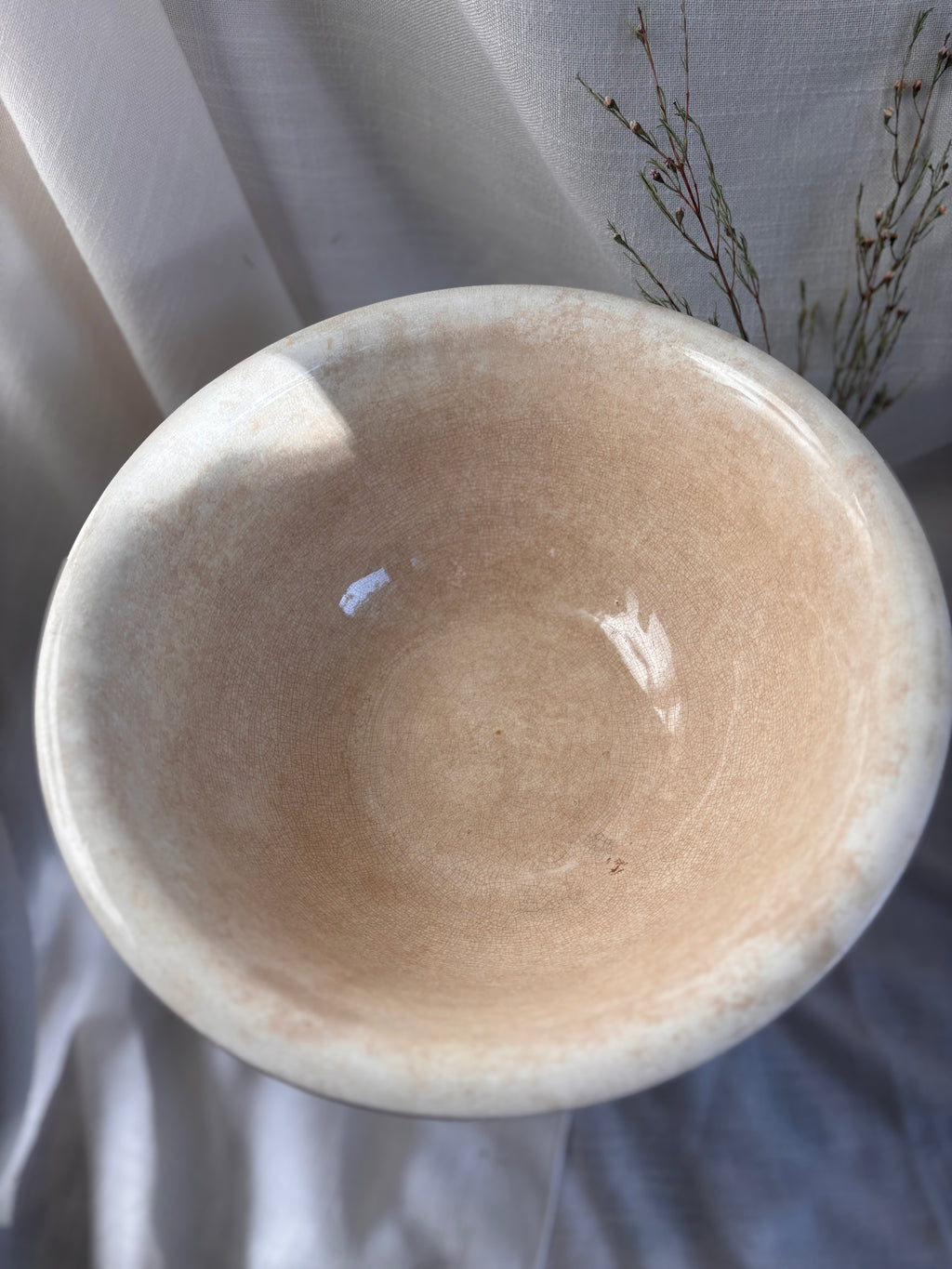 Antique Ironstone Mixing Bowl