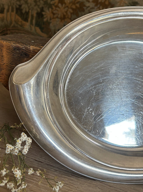 1950s Mid-Century Modern 1847 Rogers Bros. Flair Silverplate Serving Bowl
