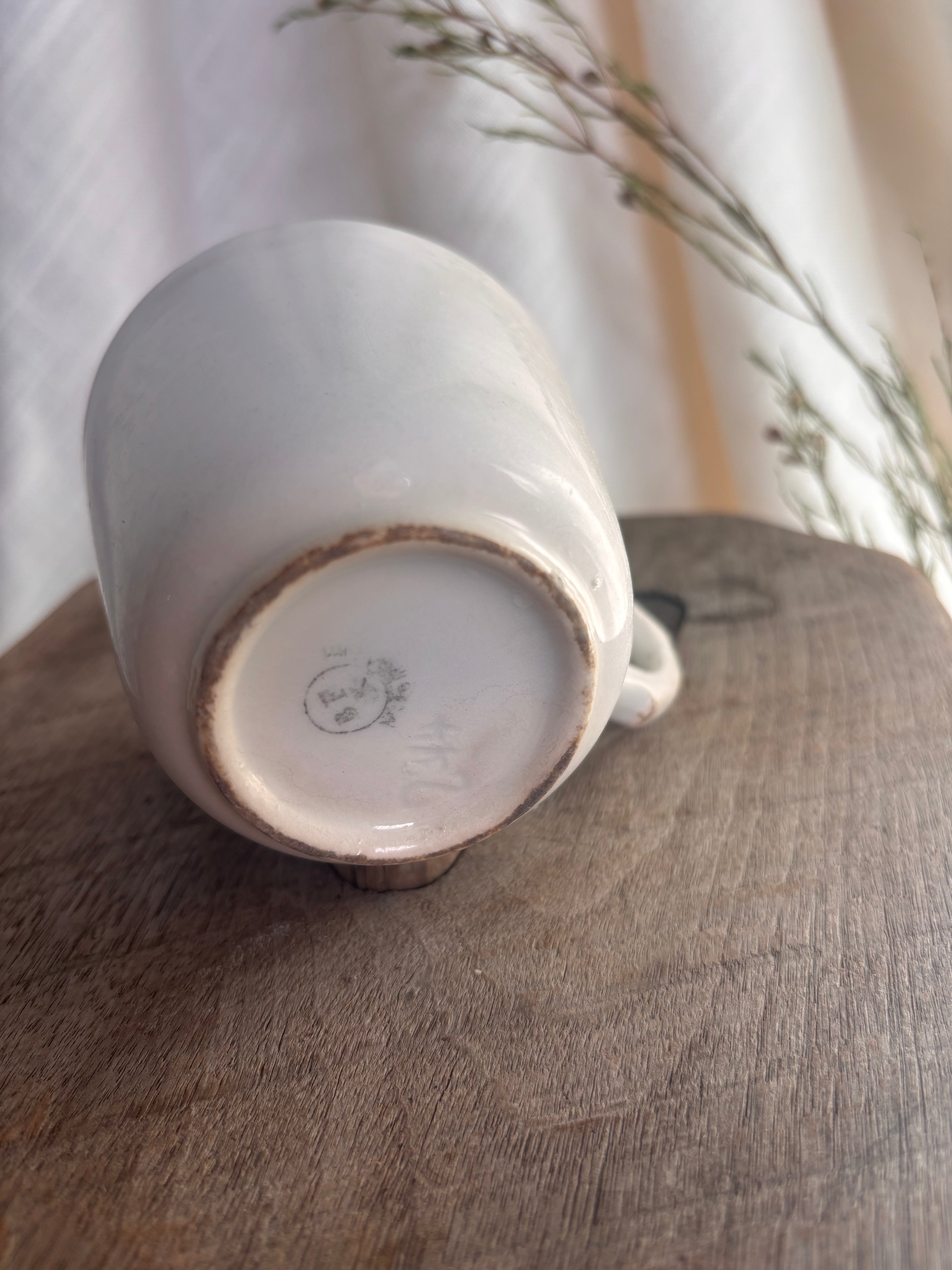 Antique Nimy & Boch Ironstone Mug