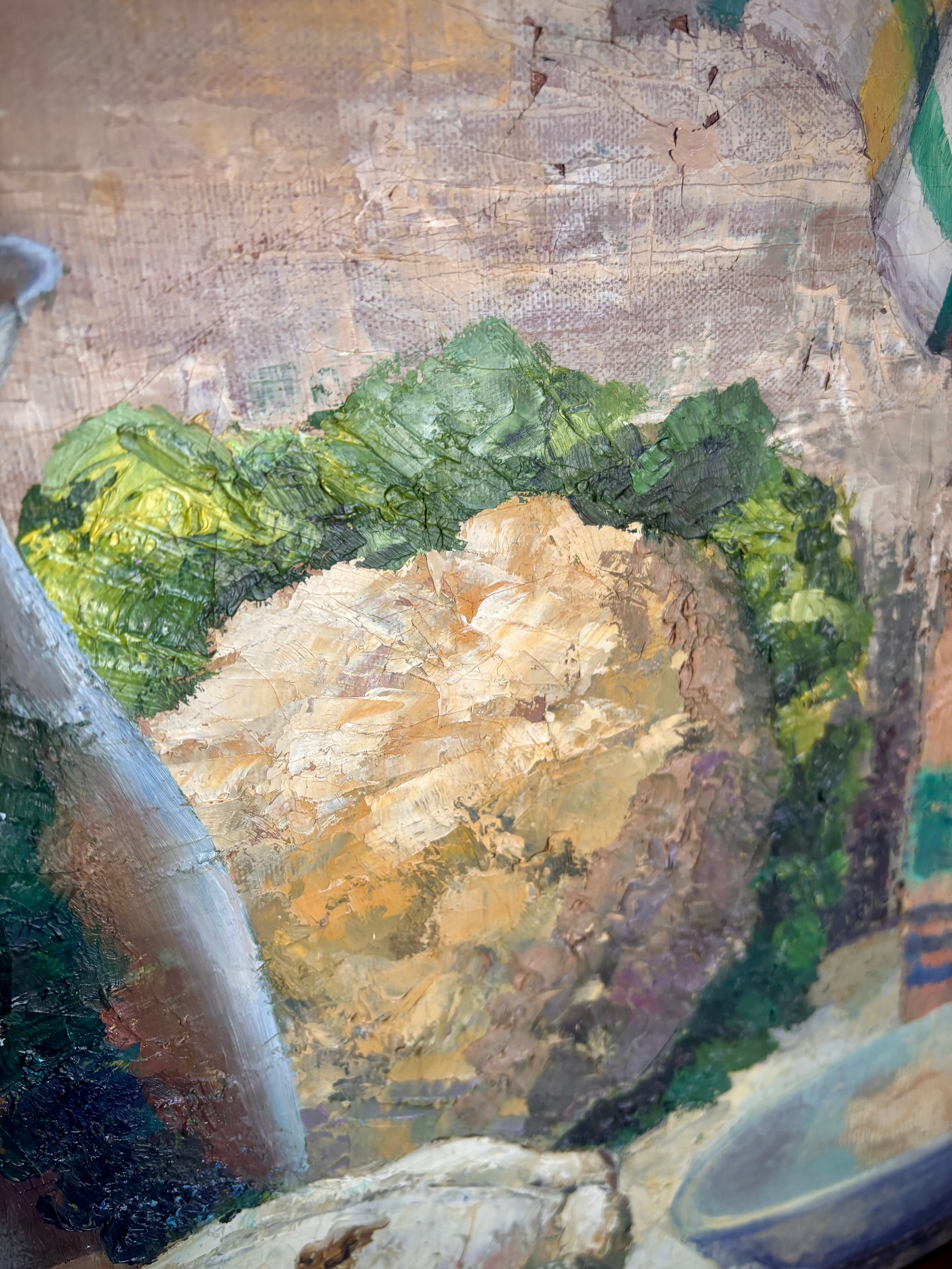 Antique Kitchen Still Life Oil on Canvas