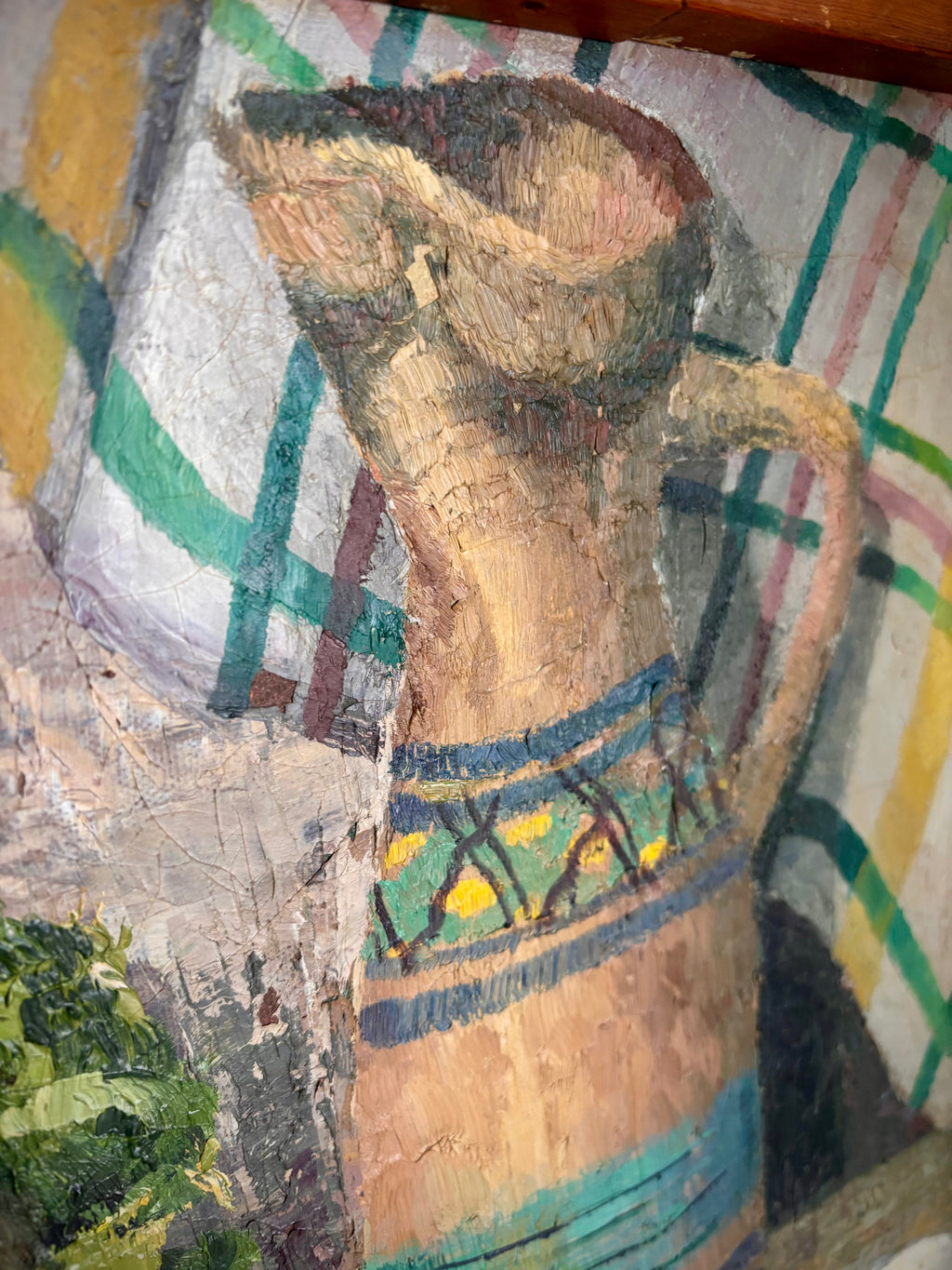 Antique Kitchen Still Life Oil on Canvas