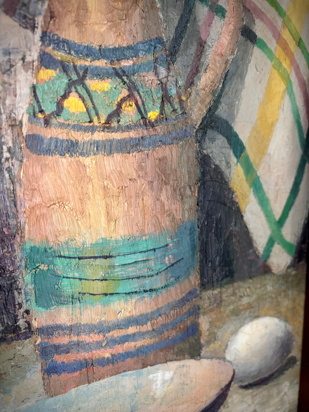 Antique Kitchen Still Life Oil on Canvas