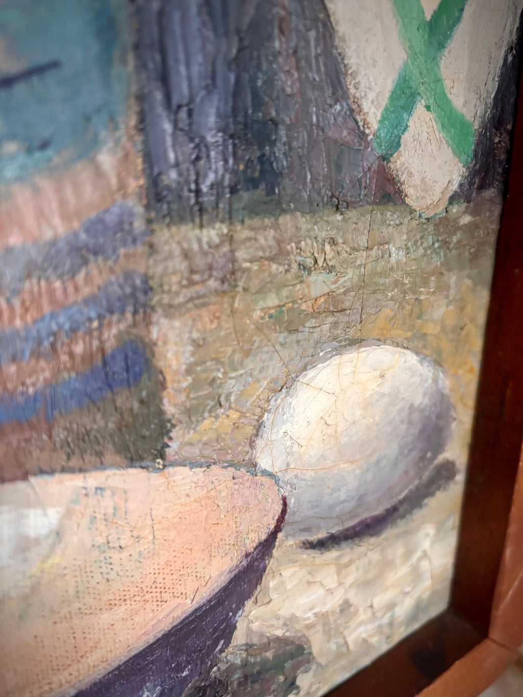 Antique Kitchen Still Life Oil on Canvas