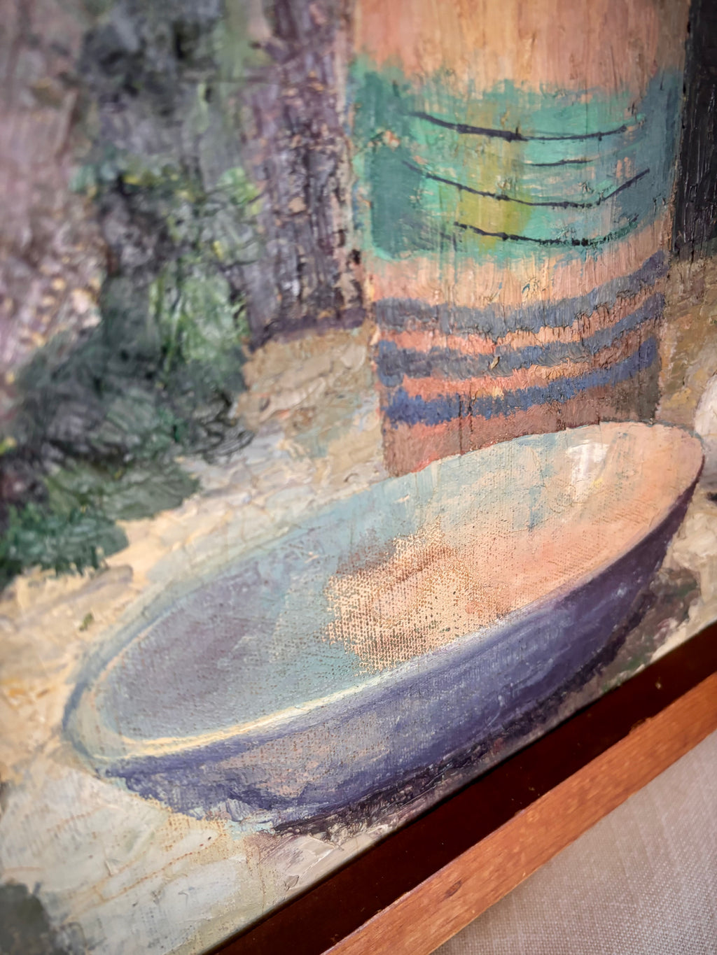 Antique Kitchen Still Life Oil on Canvas