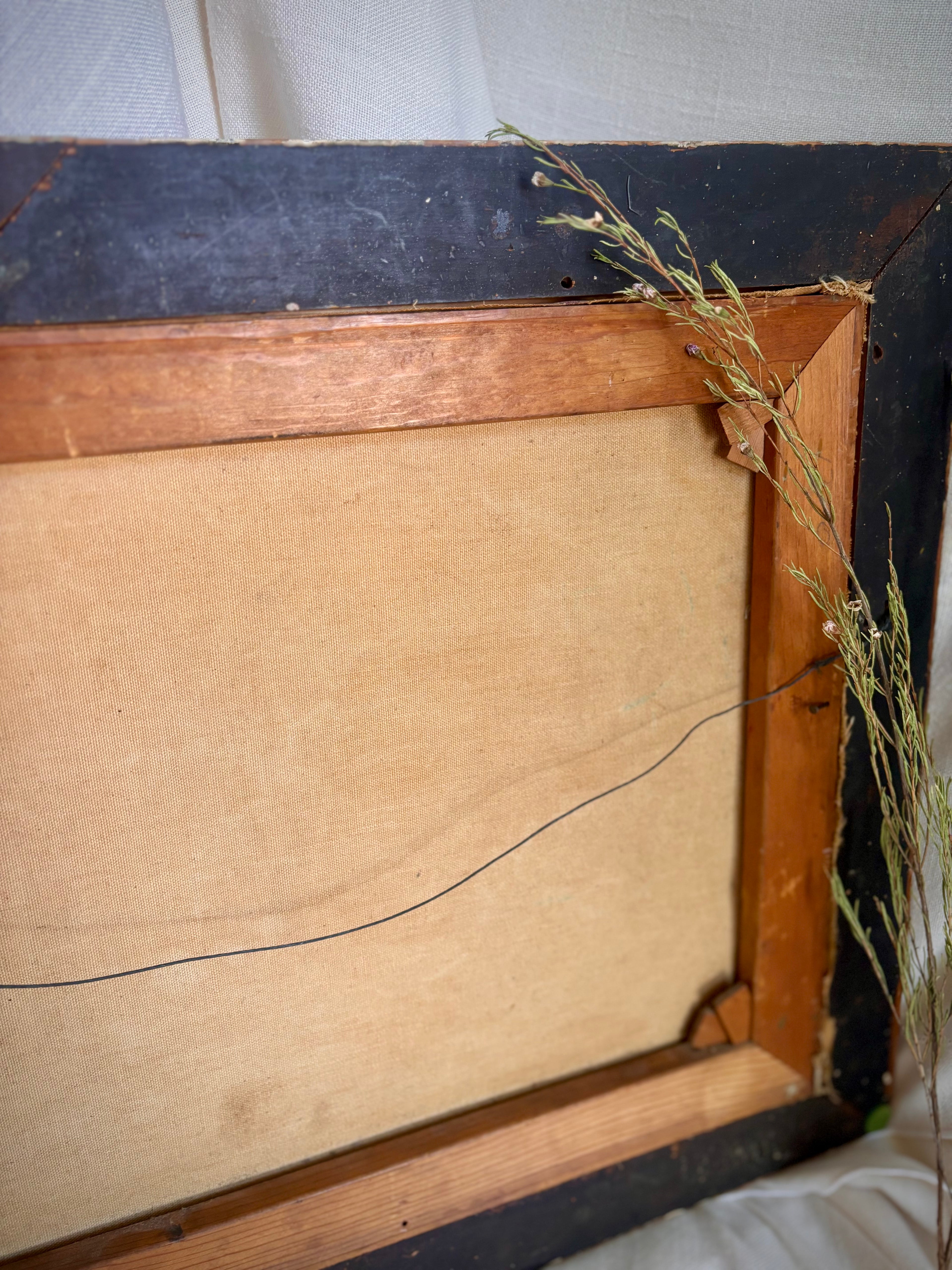 Antique Kitchen Still Life Oil on Canvas