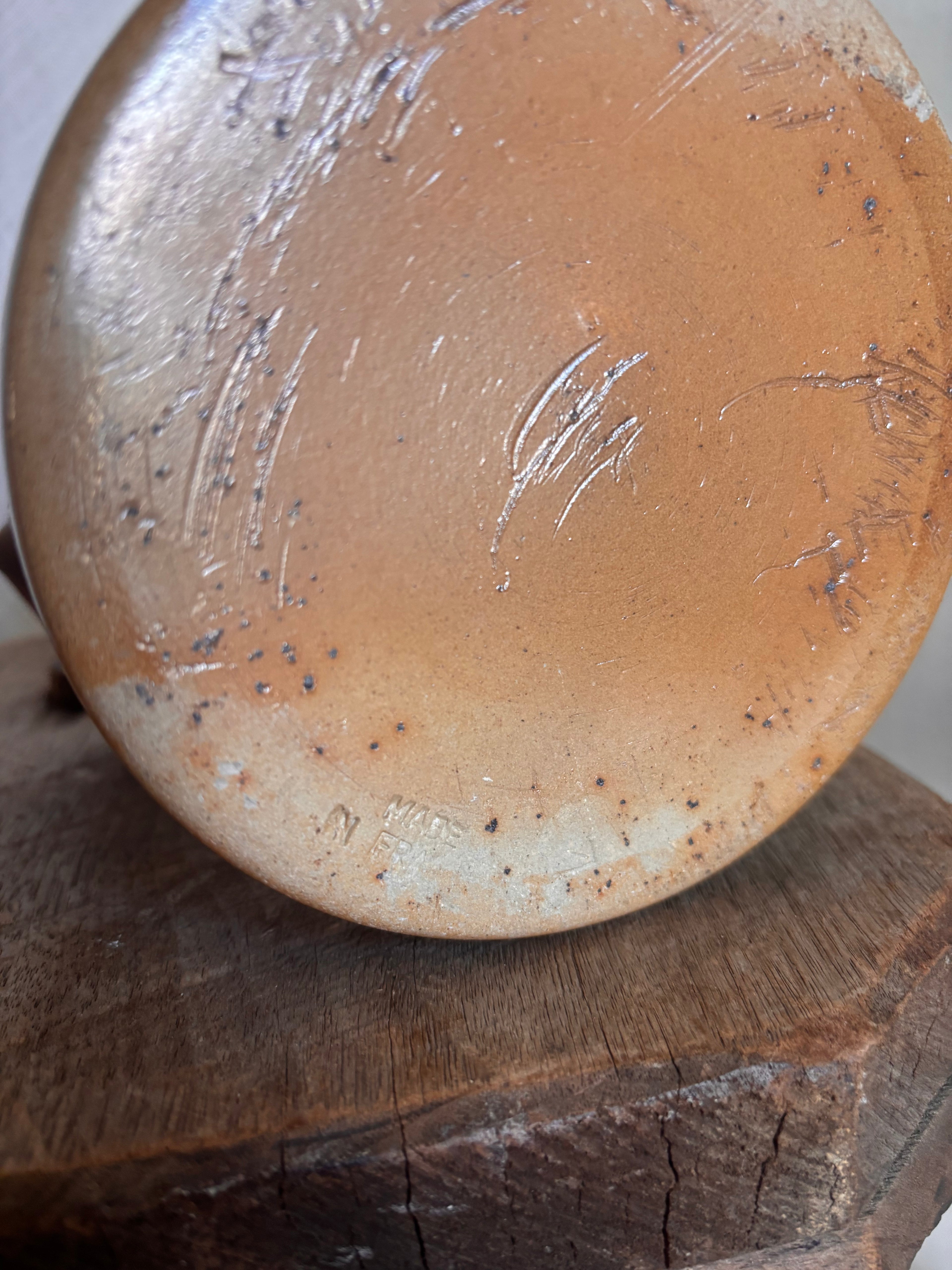 Vintage French Straight Side Confit w/ Lid