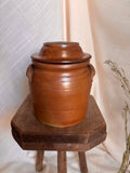 Vintage French Rounded Confit w/ Lid
