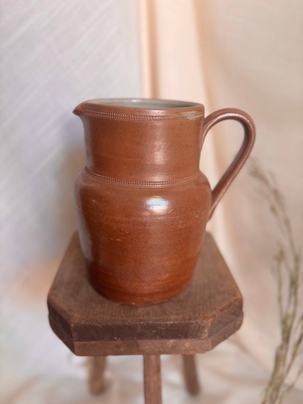 Vintage Large French Berry Pitcher