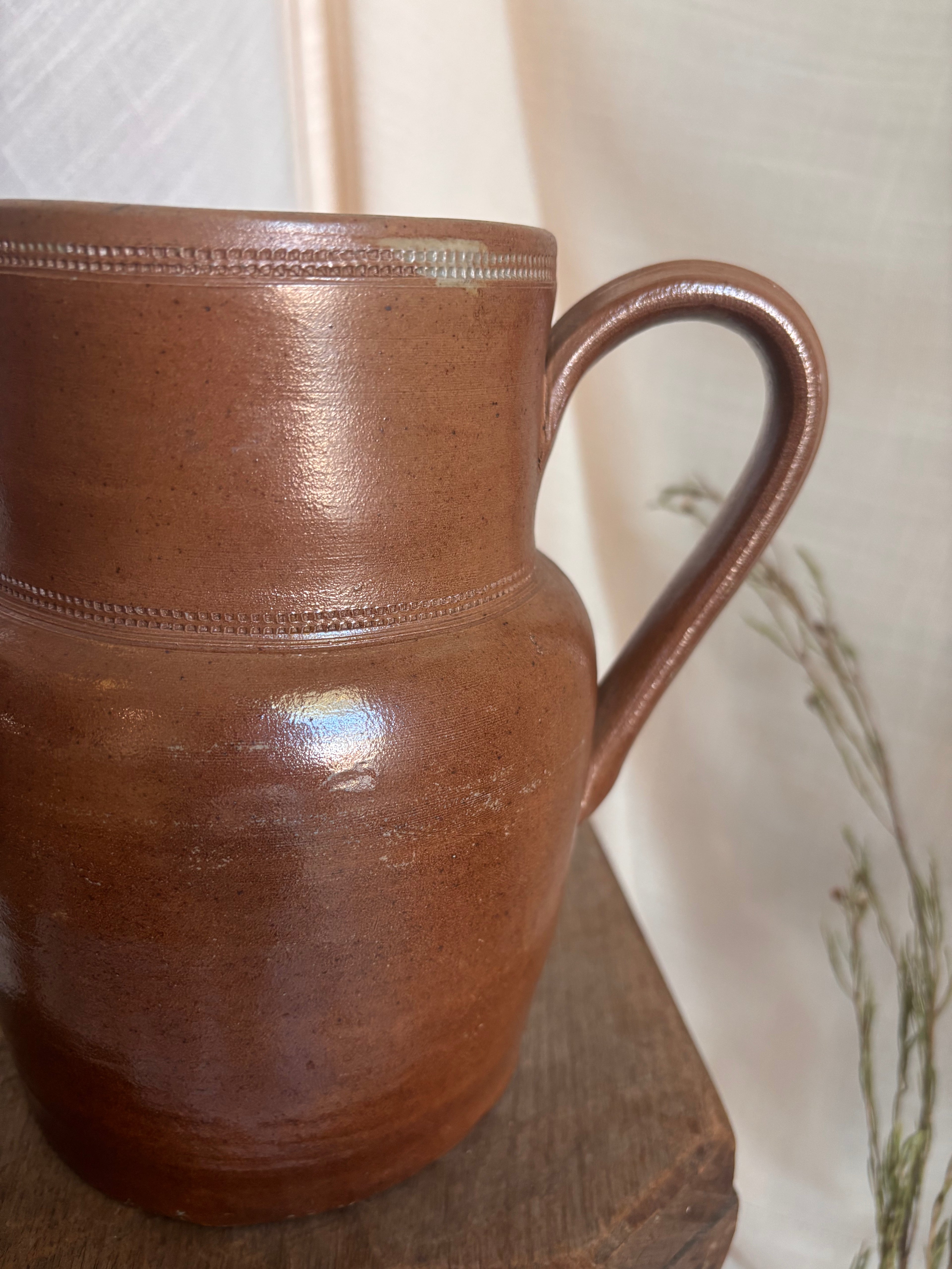 Vintage Large French Berry Pitcher