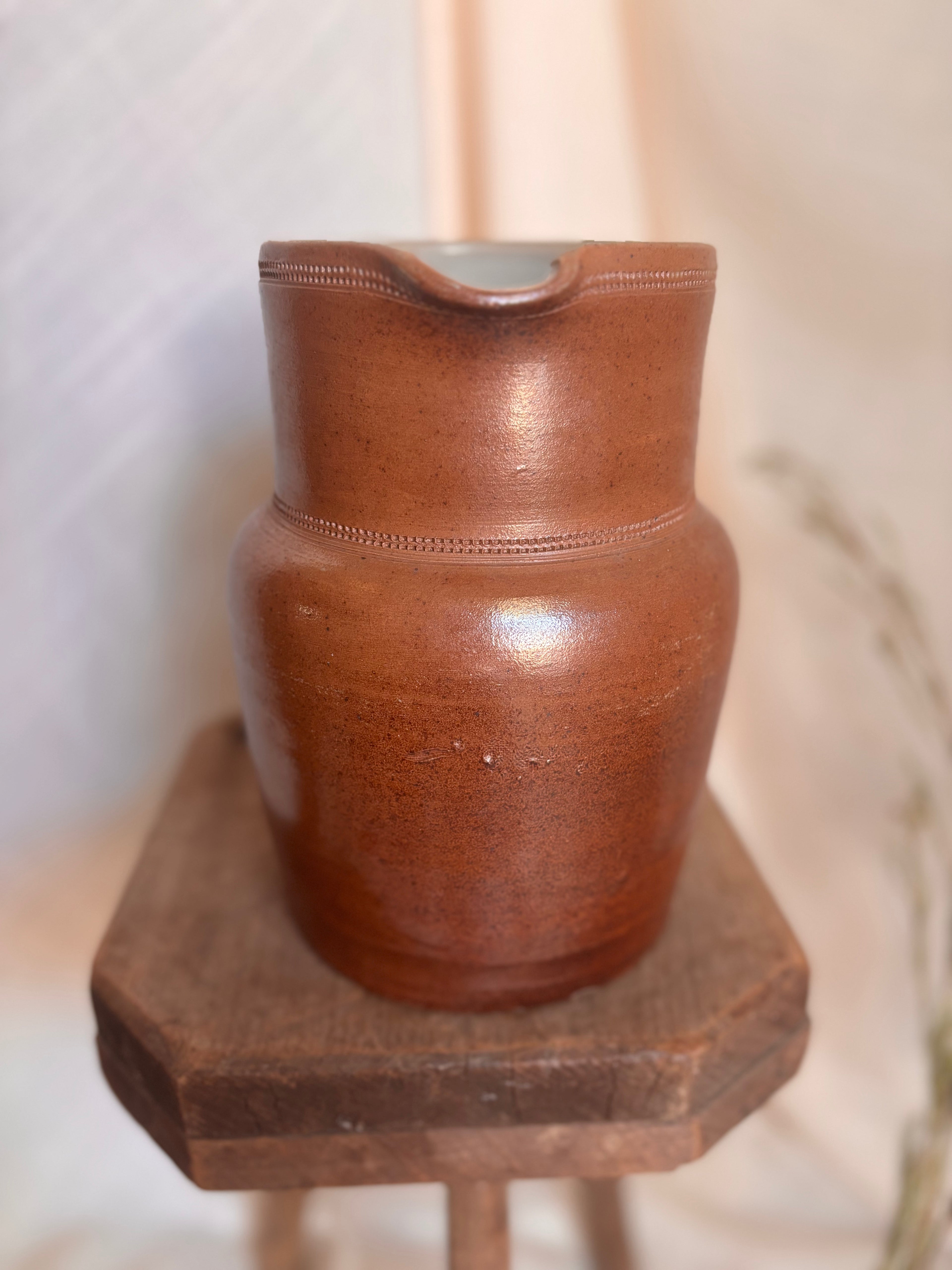 Vintage Large French Berry Pitcher