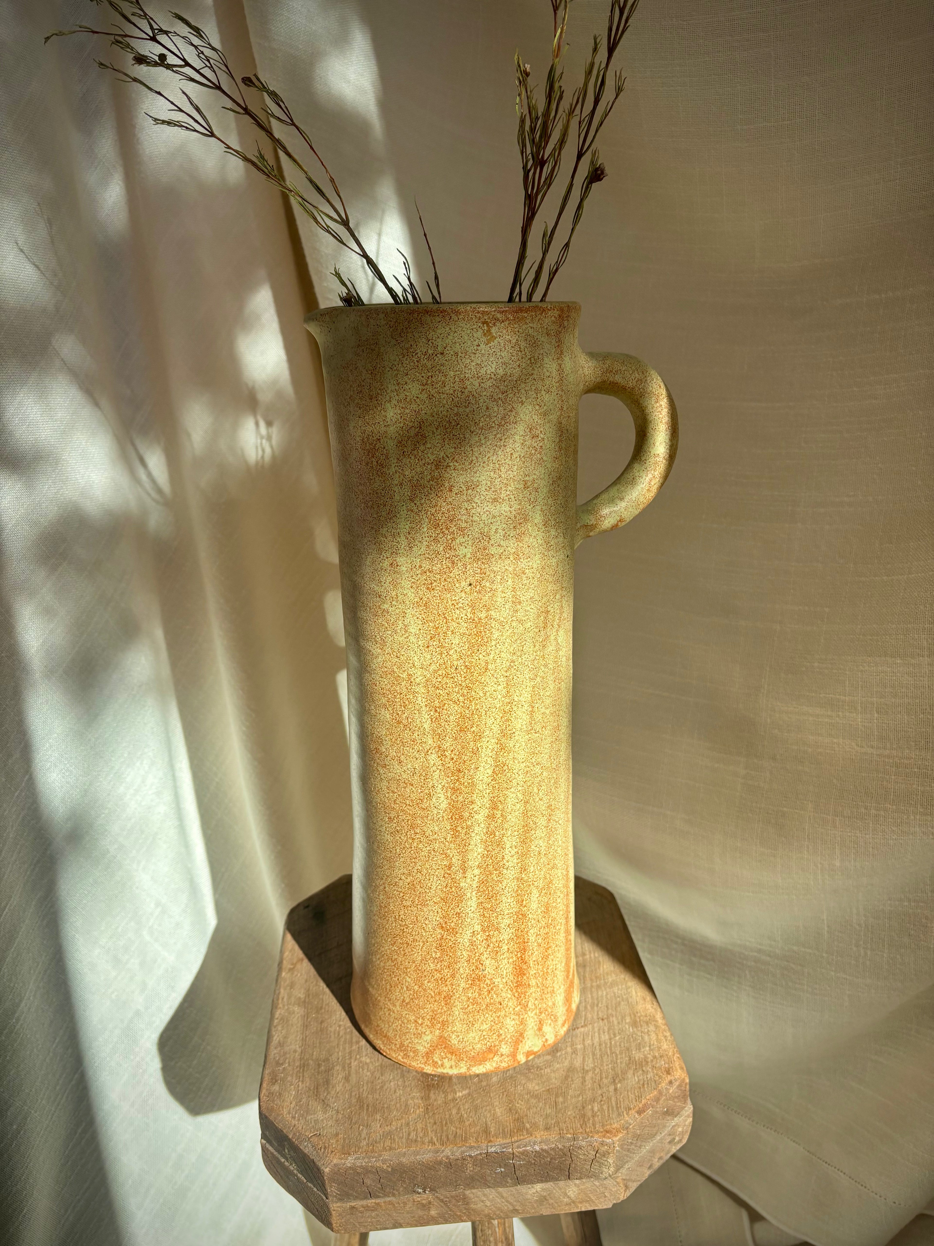 Vintage French Meyssac Corrèze Studio Pottery Vase