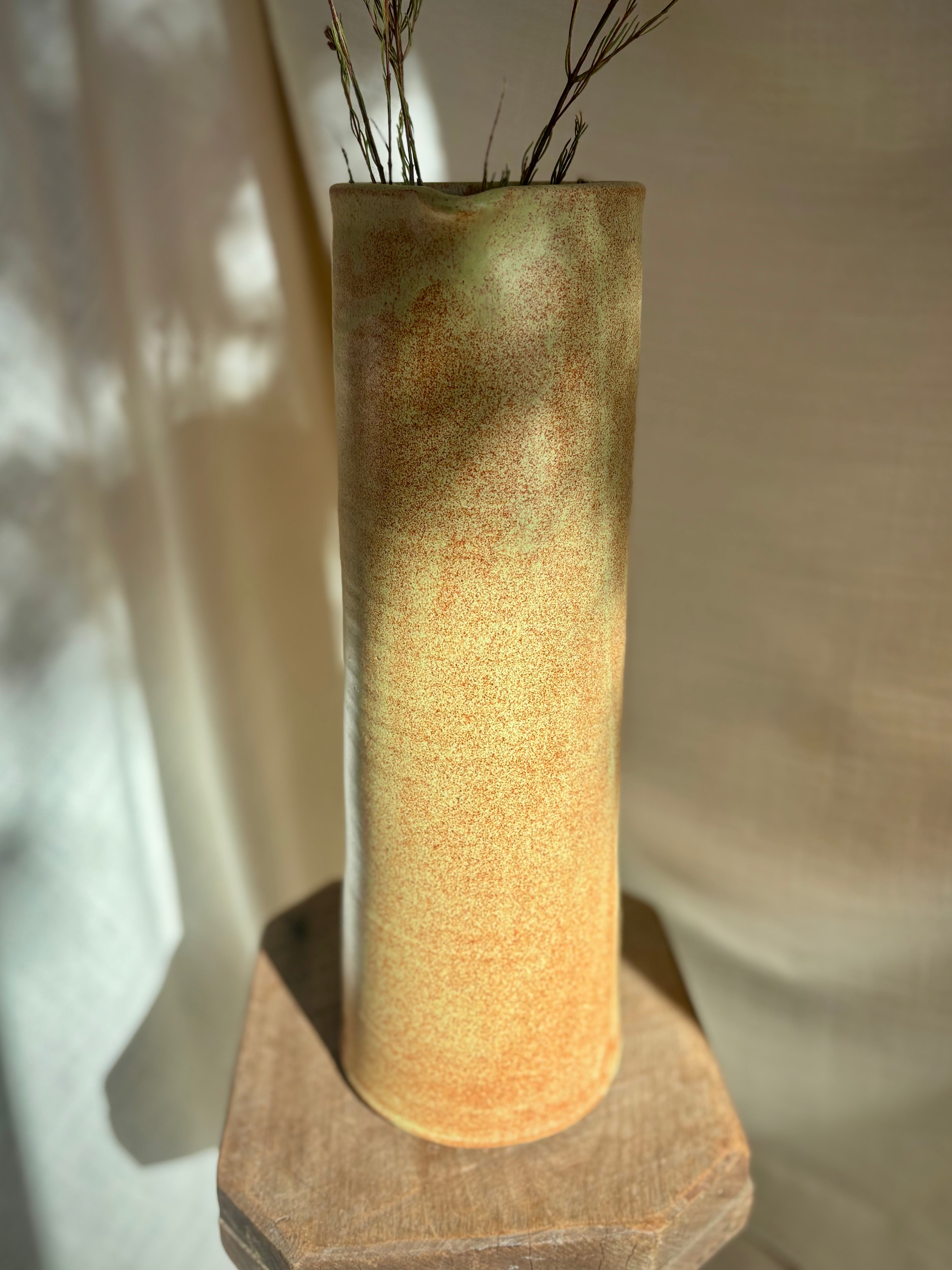 Vintage French Meyssac Corrèze Studio Pottery Vase