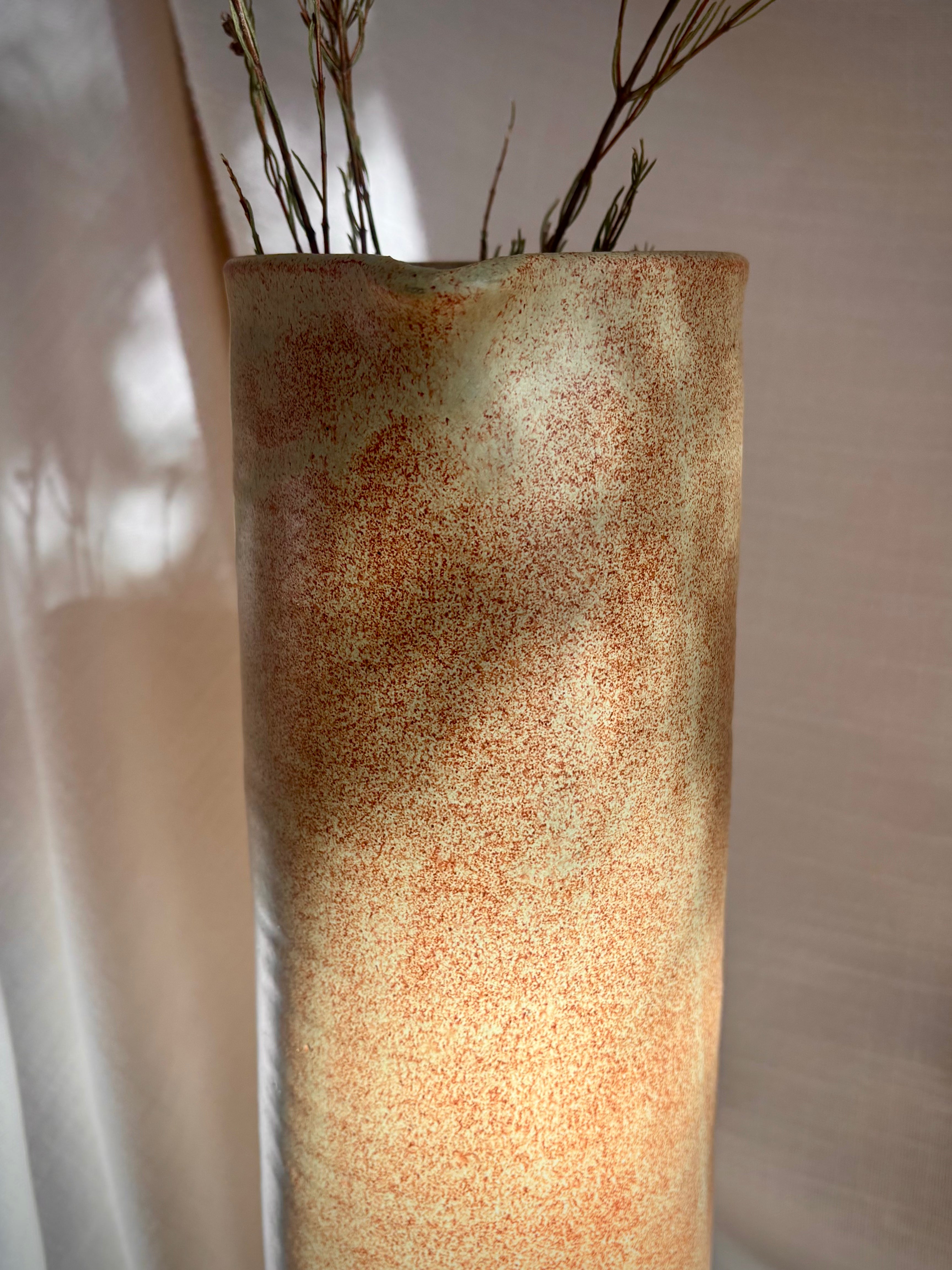 Vintage French Meyssac Corrèze Studio Pottery Vase