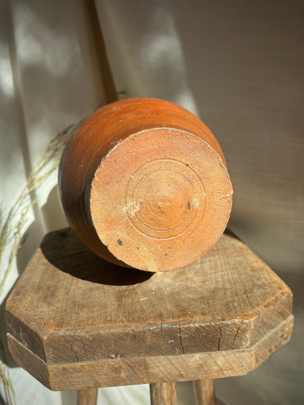 Vintage French Single-Handle Confit Pot