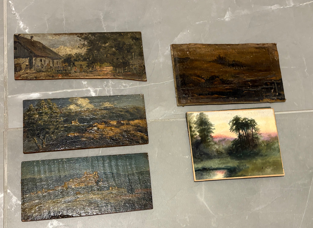 Antique Kitchen Still Life Oil on Canvas