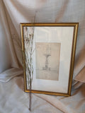 Antique French Louis XIV Atelier Design Drawing