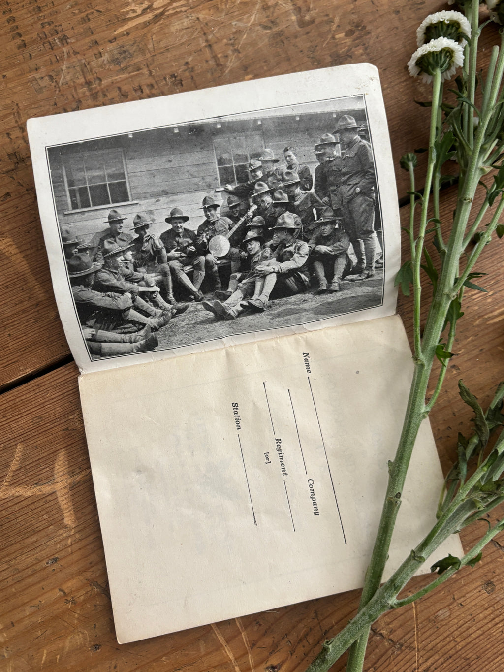 1917 First Edition Songs of the Soldiers and Sailors U.S. Booklet