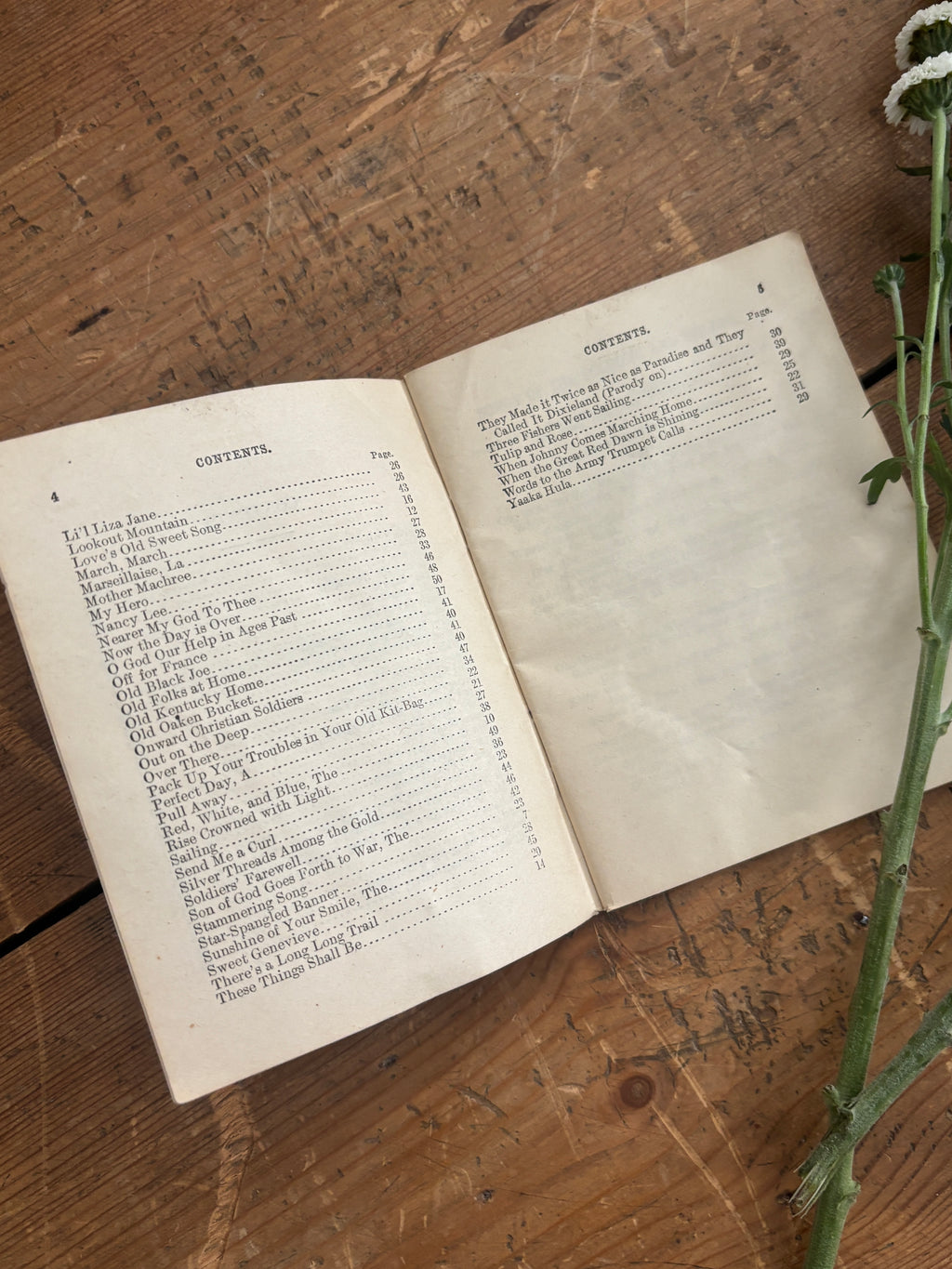 1917 First Edition Songs of the Soldiers and Sailors U.S. Booklet