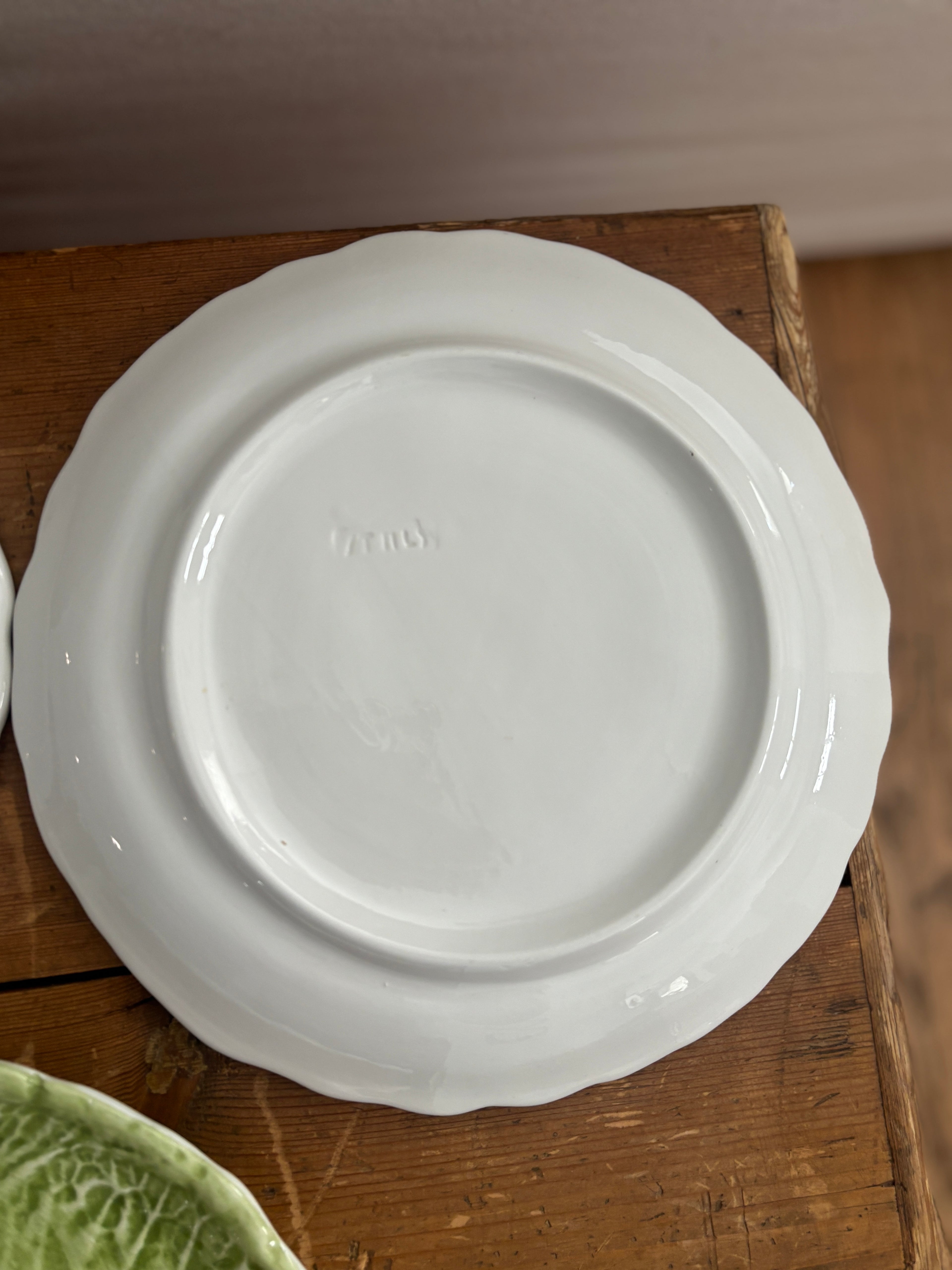 Vintage Italian Majolica Cabbage Plates