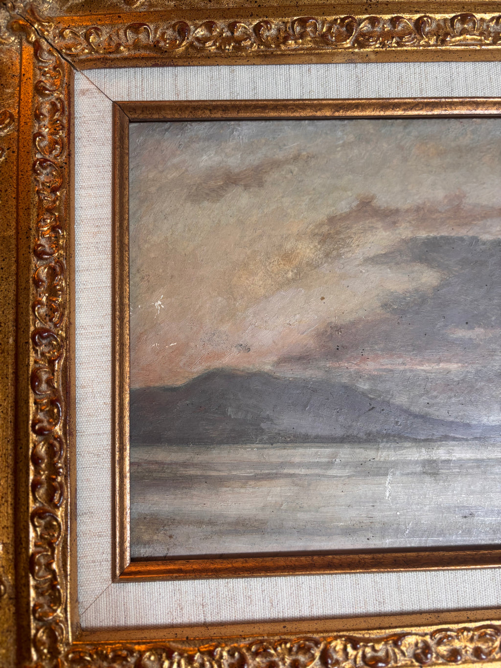 Antique French Oil Painting by Charles Joseph Beauverie