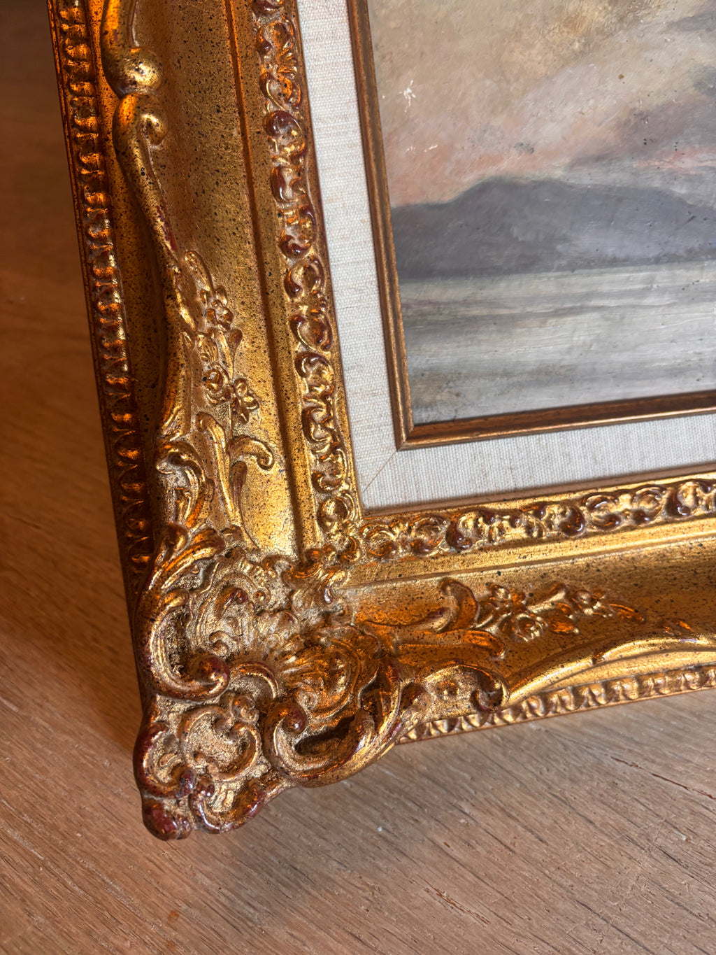 Antique French Oil Painting by Charles Joseph Beauverie